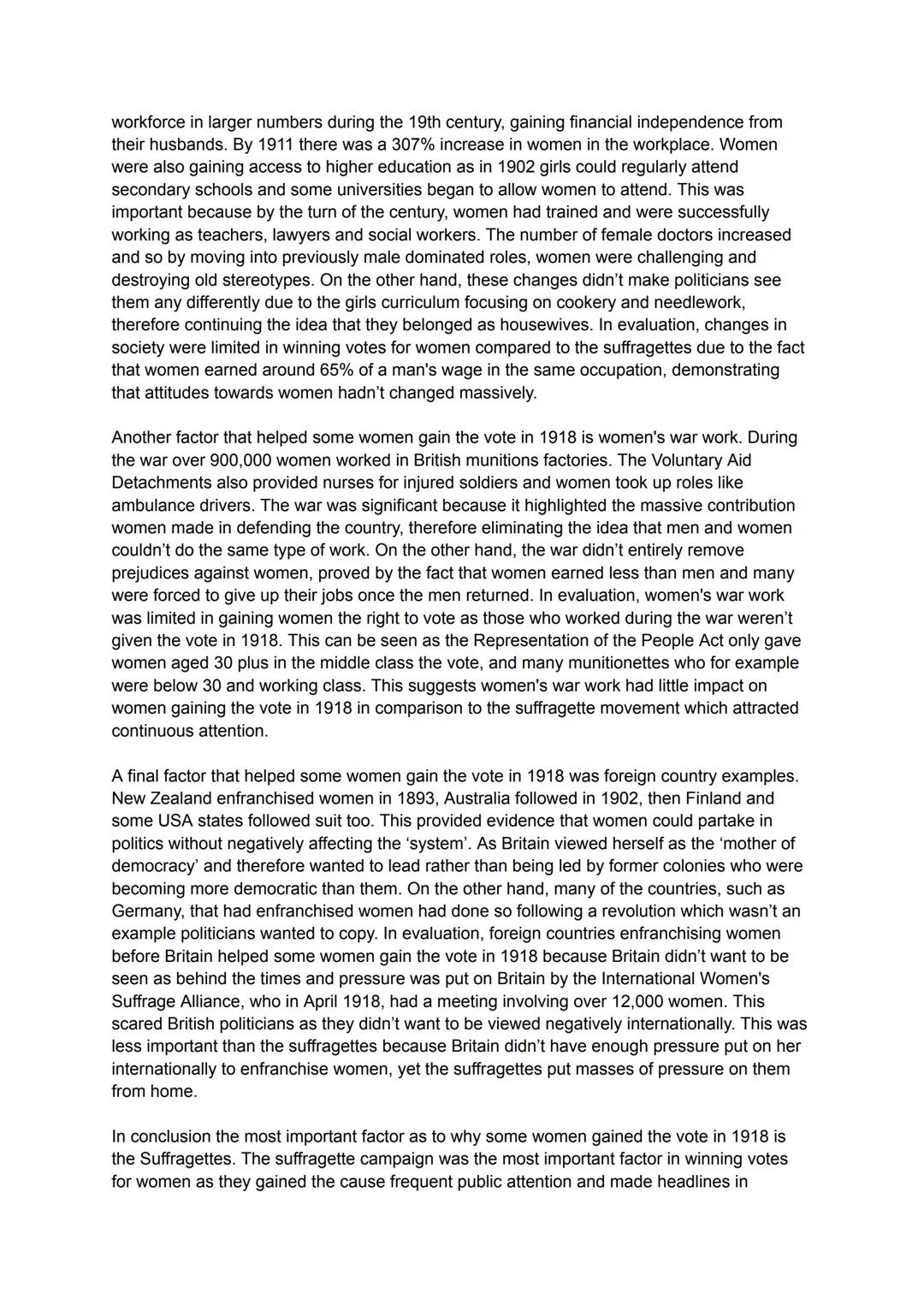 Democracy Question: To what extent were pressure groups the main reason why Britain became more
democratic?
In the early 1850s there was ve