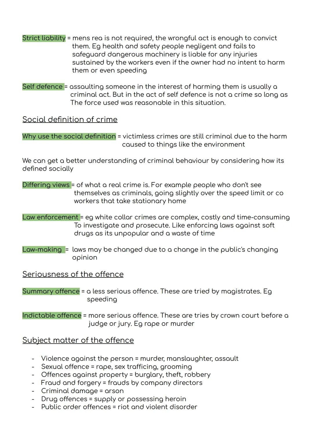 # Criminology
Applied
certificate and
diploma
Unit 2
Notes + revision
wjec # Criminology 1.1
Norms = general principles or guidelines