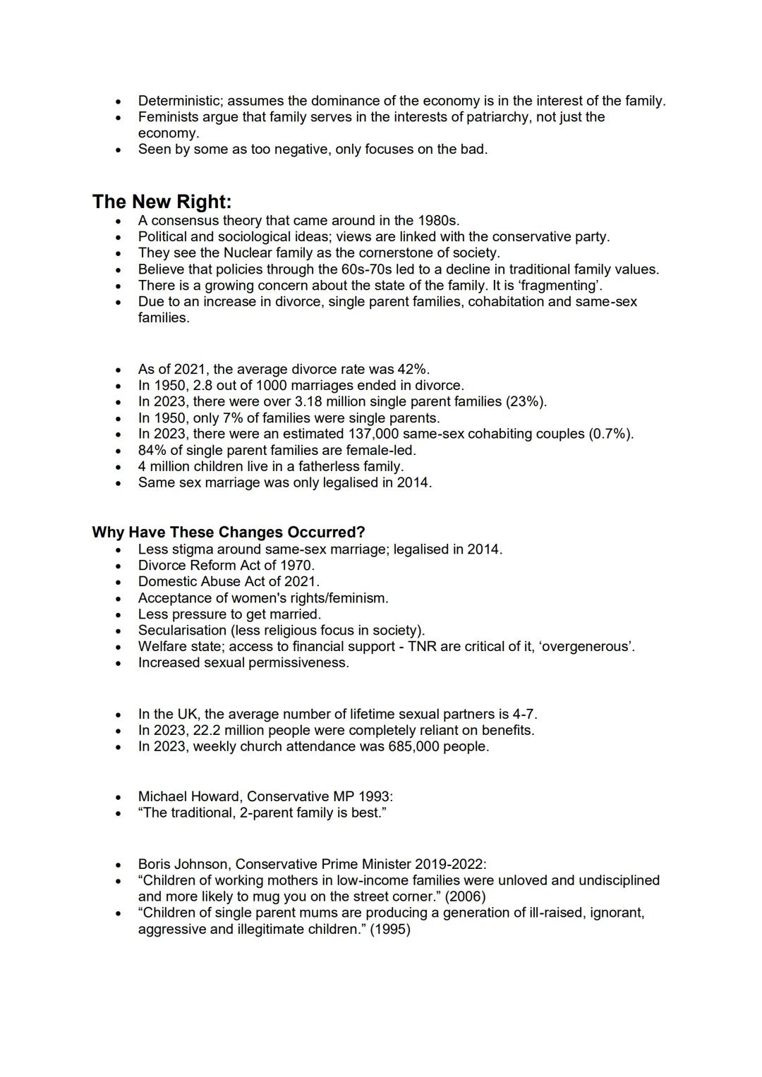 # Family Structures:
Nuclear:
- Traditional, often seen as the ideal, "cereal packet family".
- Heterosexual parents, married, 2.5 children.