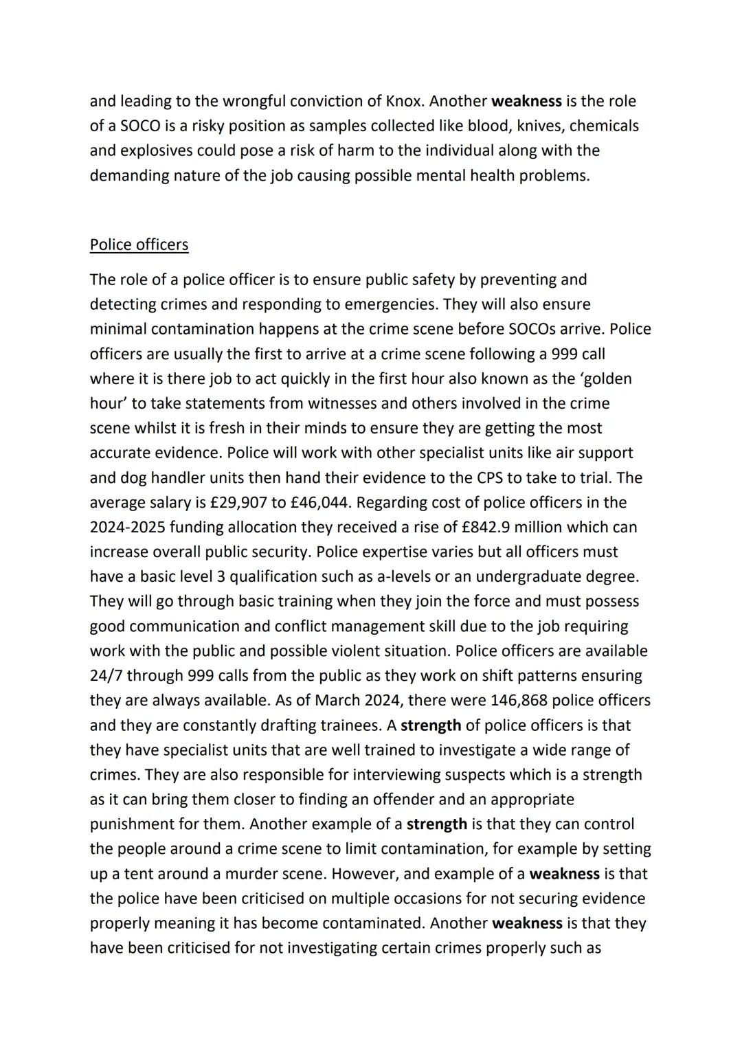 # AC1.1
There are many individuals involved in the investigation and prosecution of
criminal cases who each perform different roles and hav