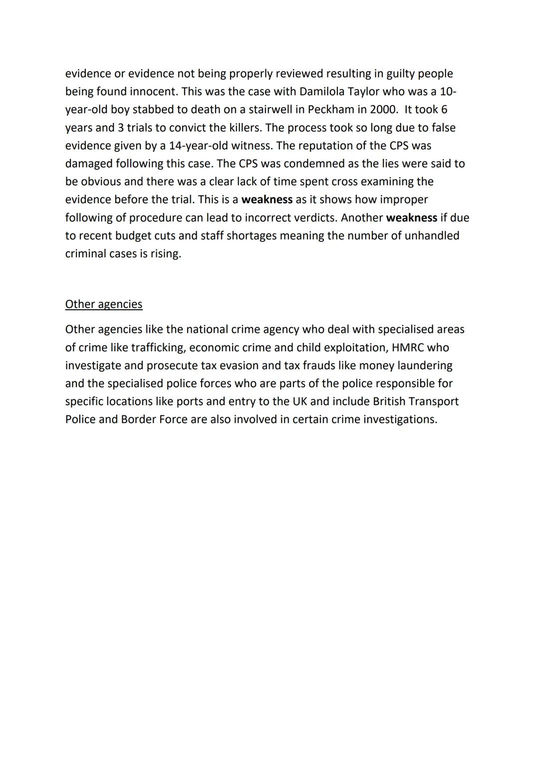 # AC1.1
There are many individuals involved in the investigation and prosecution of
criminal cases who each perform different roles and hav