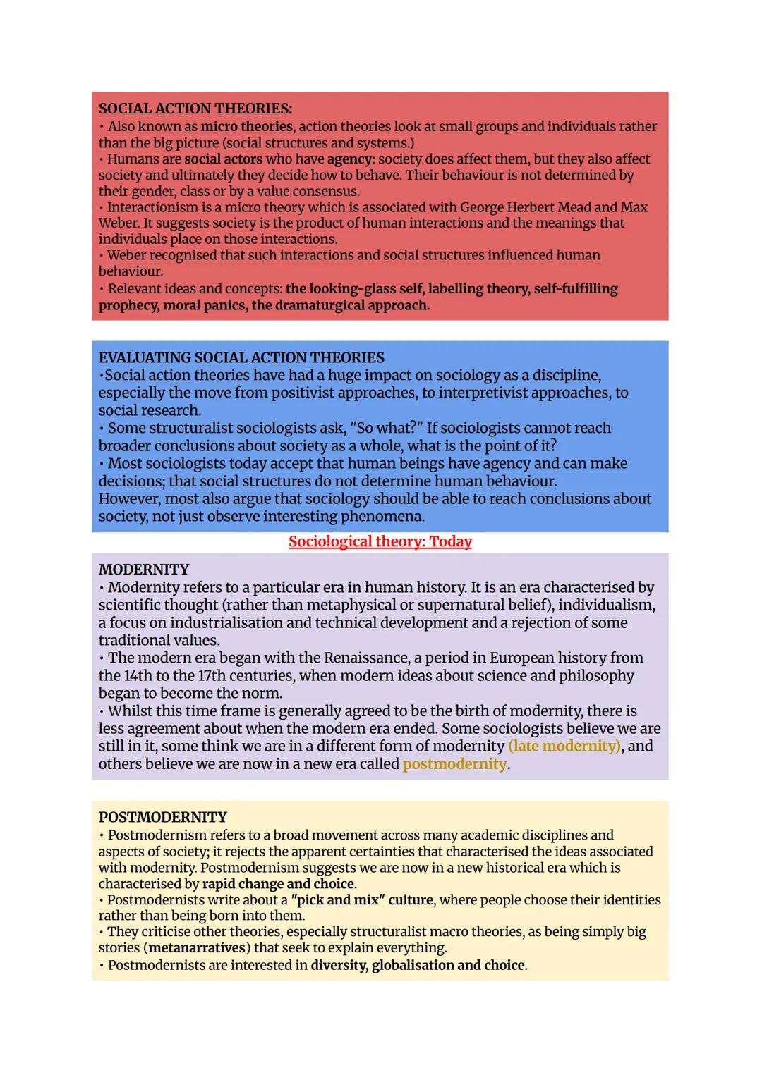 Sociological theory: Consensus
FUNCTIONALISM: OVERVIEW
Influenced by Emile Durkheim (1858-1917)
* Human body analogy (or organic analogy)