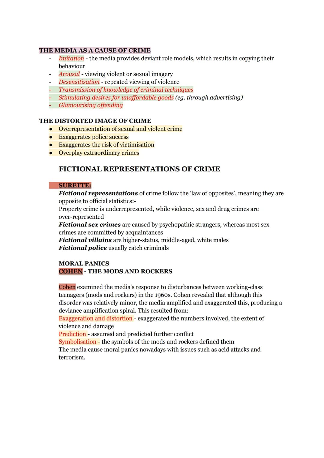 # CRIME AND DEVIANCE
## TOPIC 1 - Functionalism and crime
Functionalists believe that crime is inevitable in society; poor socialisation a