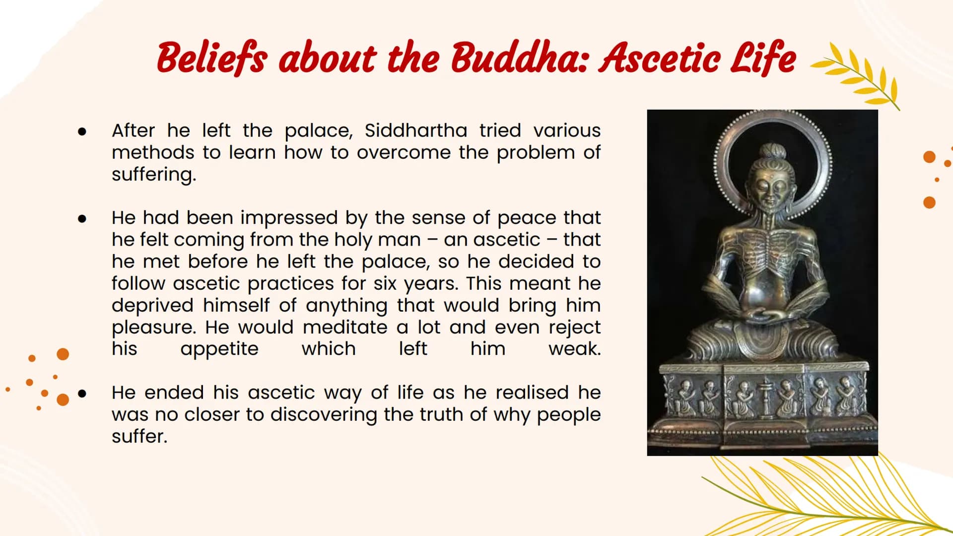 <h2>Introduction</h2>
<p>In National 5 RMPS, the study of Buddhism involves understanding the impact, relevance, and significance of key be
