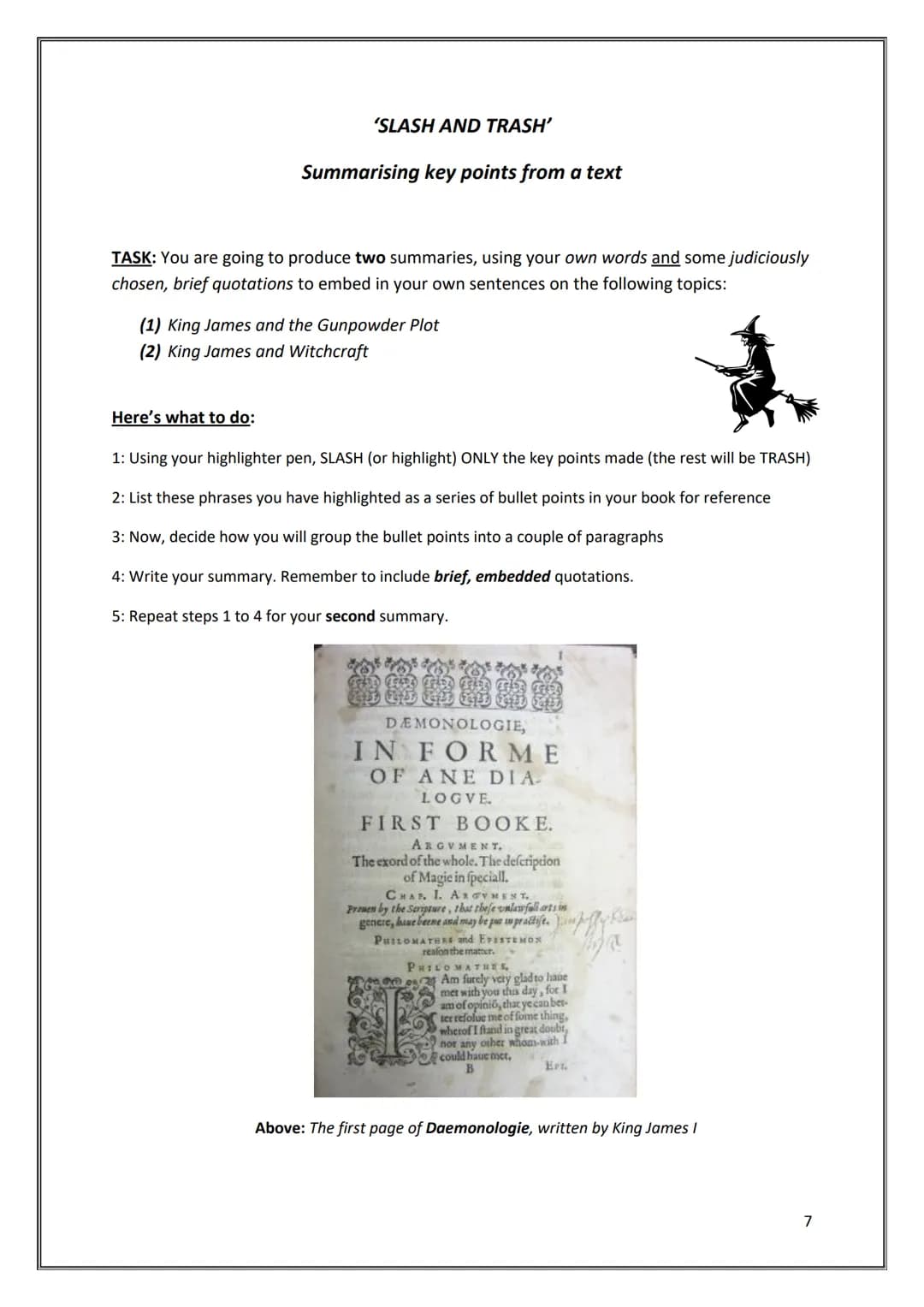 AQA English Literature Paper 1
Macbeth
Revision booklet
1 # REMINDER
In the exam, you will be presented with a short extract from the pla