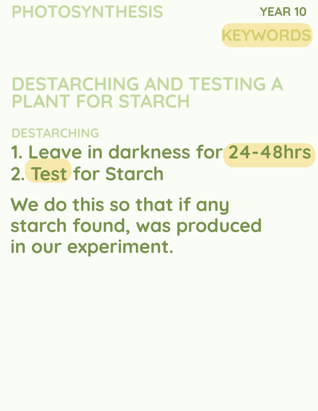 YEAR 10
RESPIRATION # RESPIRATION
## YEAR 10
### KEYWORDS
Respiration can also be wrote as 'resp'
Plants only photosynthesise during the