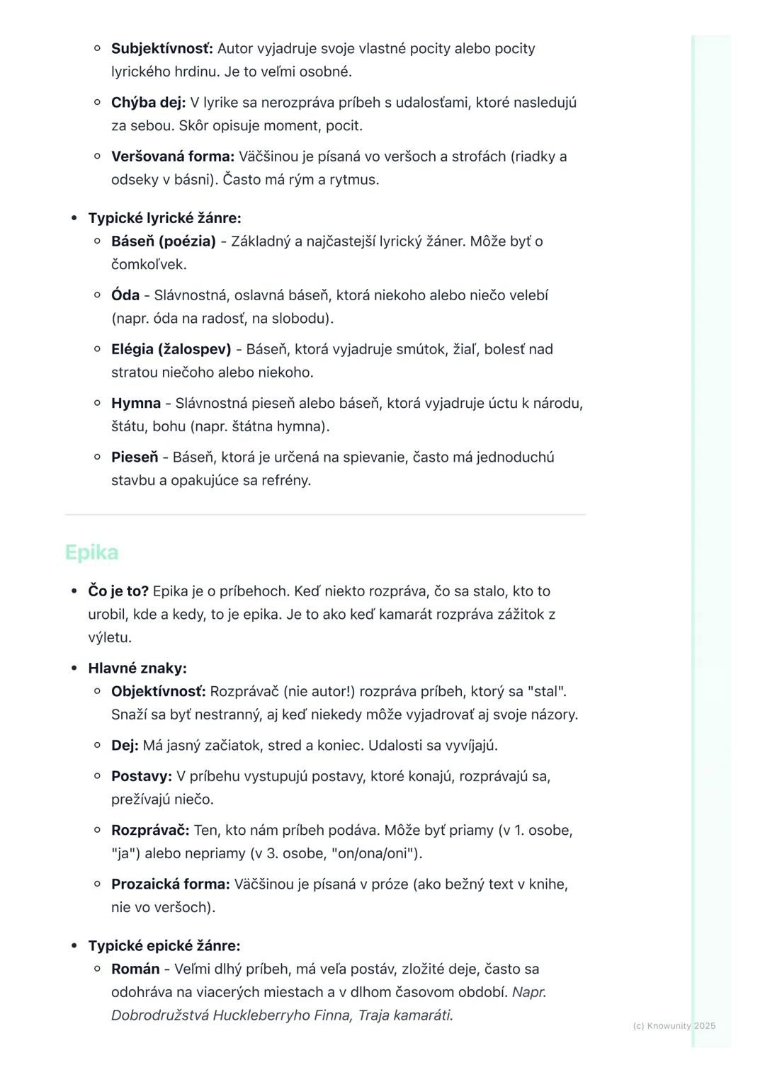 # Literárne druhy a žánre
1. Úvod do literárnych druhov a žánrov
Keď čítame knihy alebo pozeráme divadlo, stretávame sa s rôznymi typmi
pr