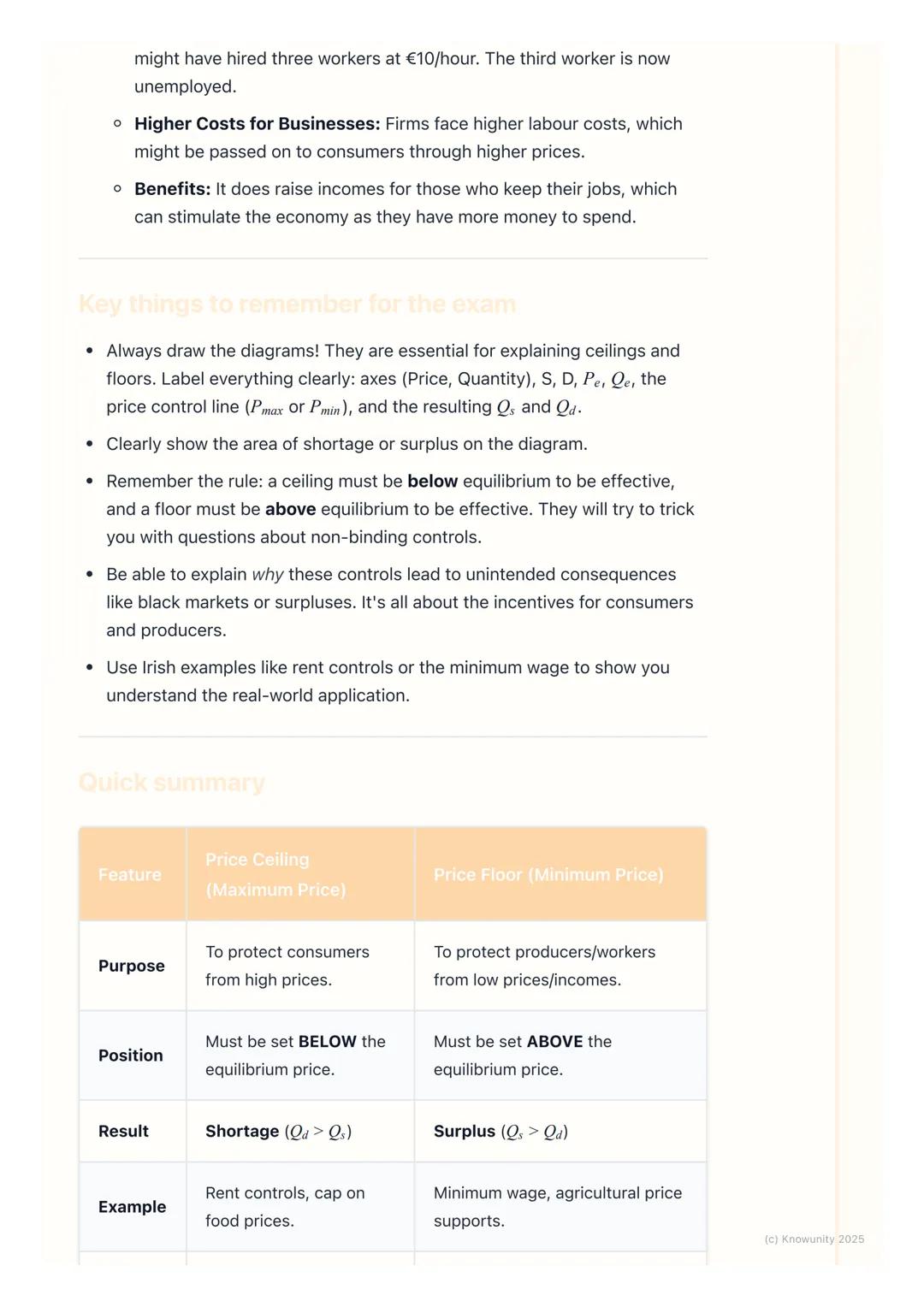 # Price Controls
Introduction to price controls
Price controls are when the government sets a price for a good or service,
instead of lett