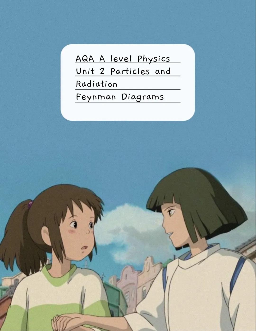 AQA A level Physics
Unit 2 Particles and Radiation
Feynman Diagrams Feynman Diagrams
Proton-Proton Collision
space↑
P
P
P
γ
P
→time
El