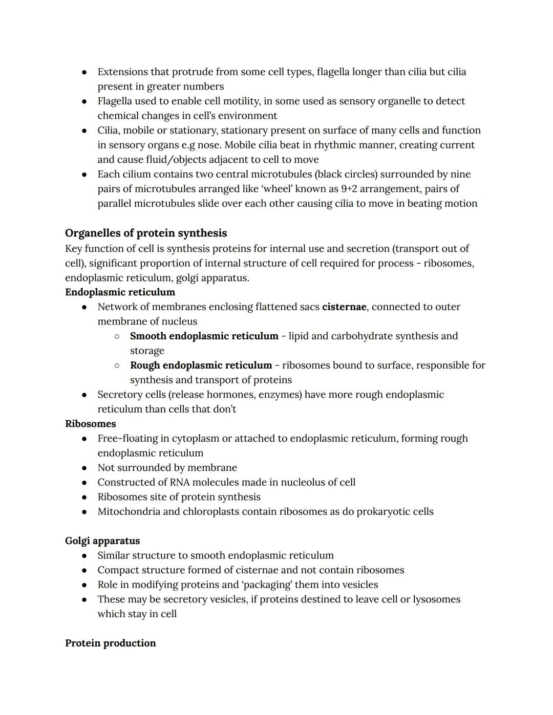 Development of microscopes allow biologists to discover more detail of cell ultrastructure,
increased knowledge of structure led to better u