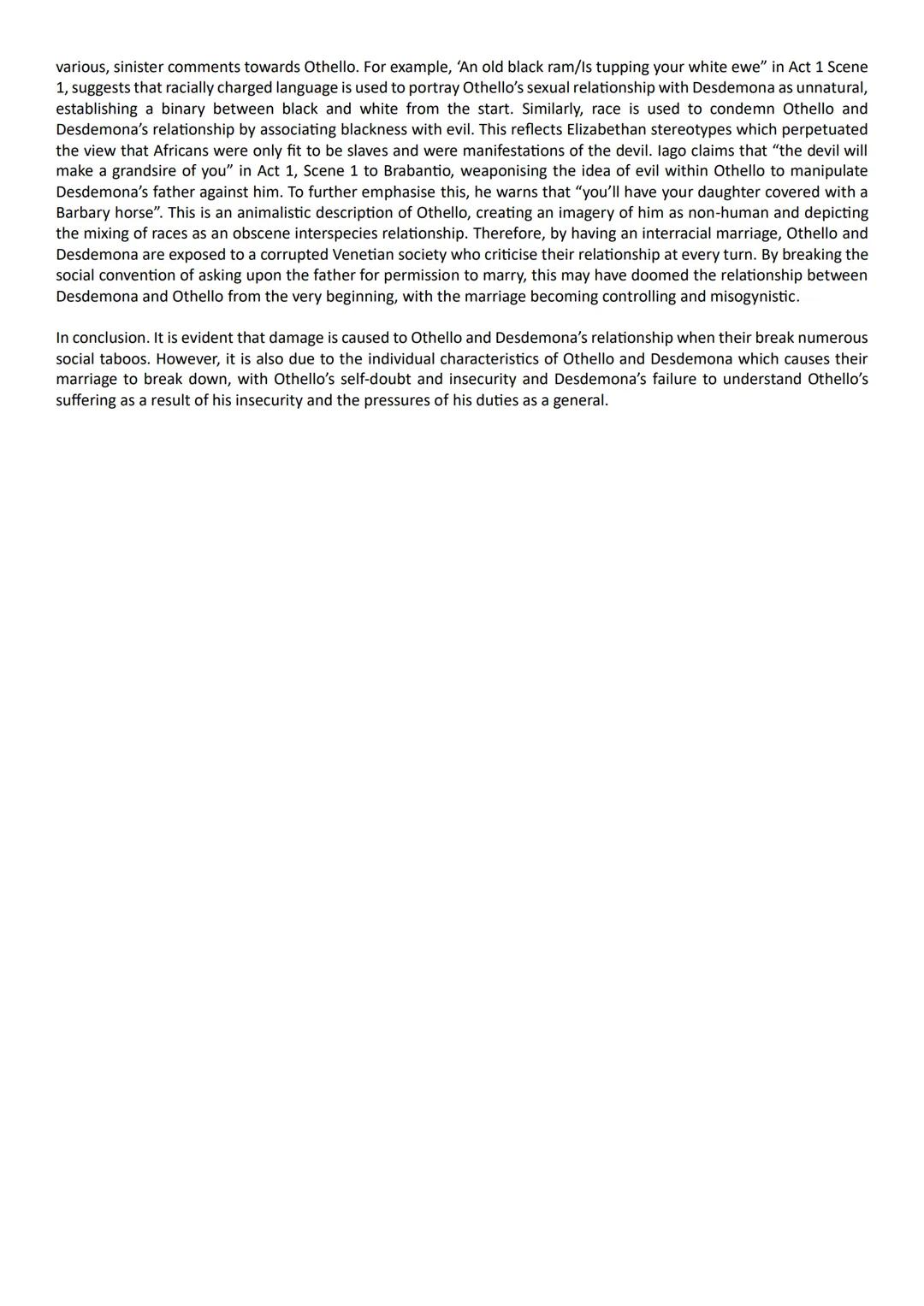 "Typically, texts present the damage that can be caused to relationships when social taboos are broken due to love."
In light of this view,