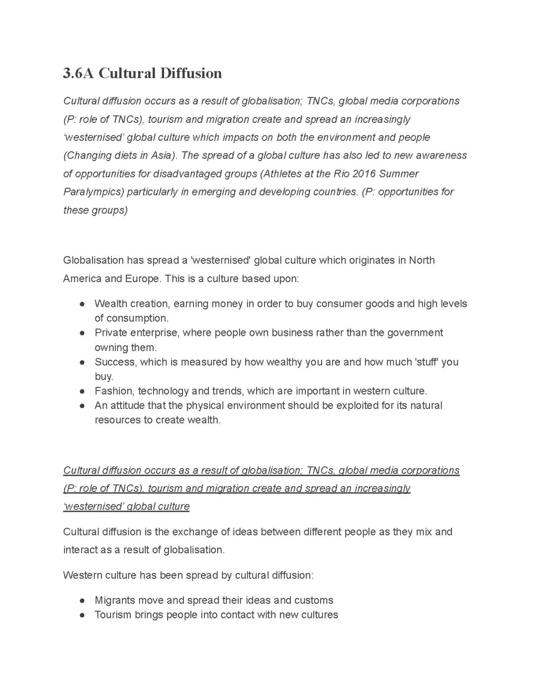 3.6A Cultural Diffusion