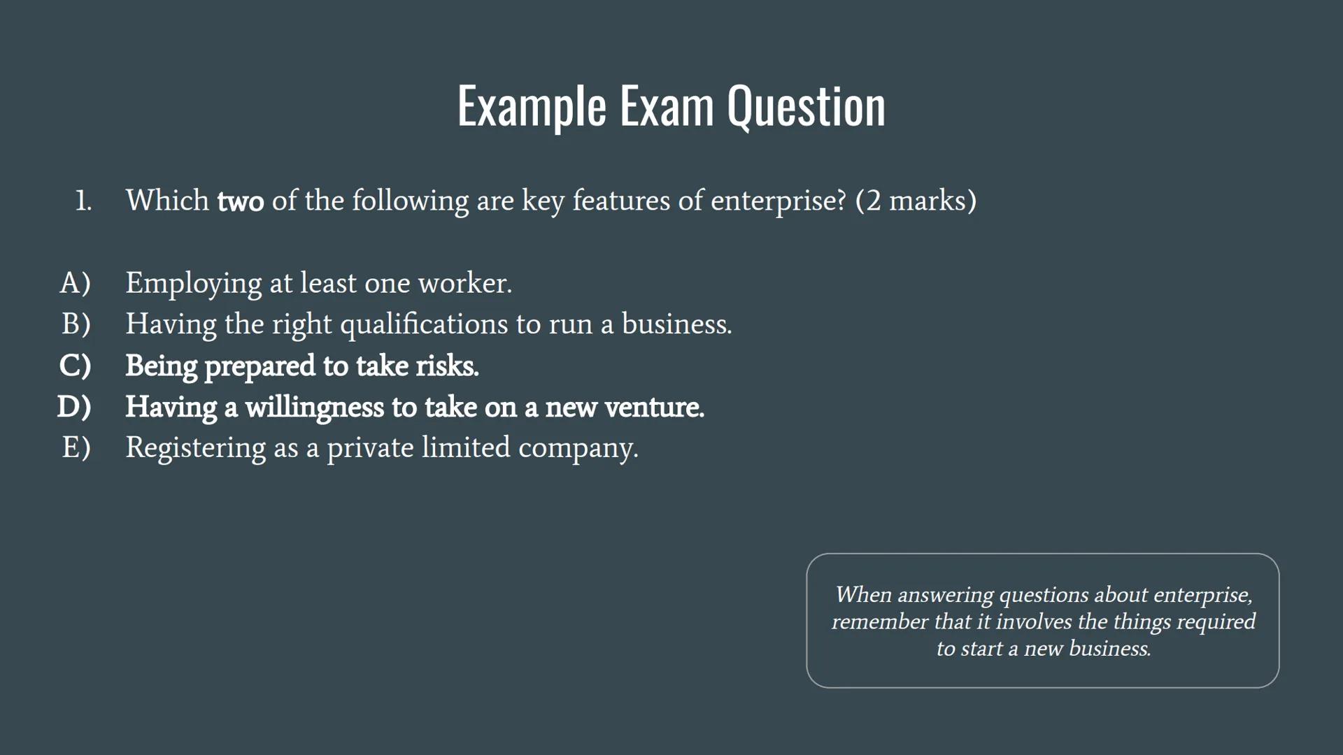 The Role of Entrepreneurship An entrepreneur is a person who owns and runs their own business. Entrepreneurs are risk takers
who have an ini