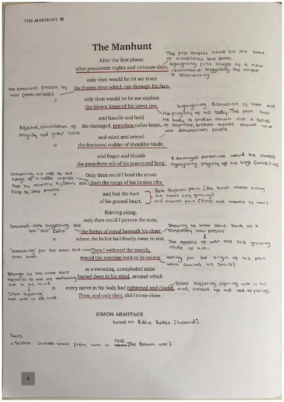 The manhunt {Annotations}