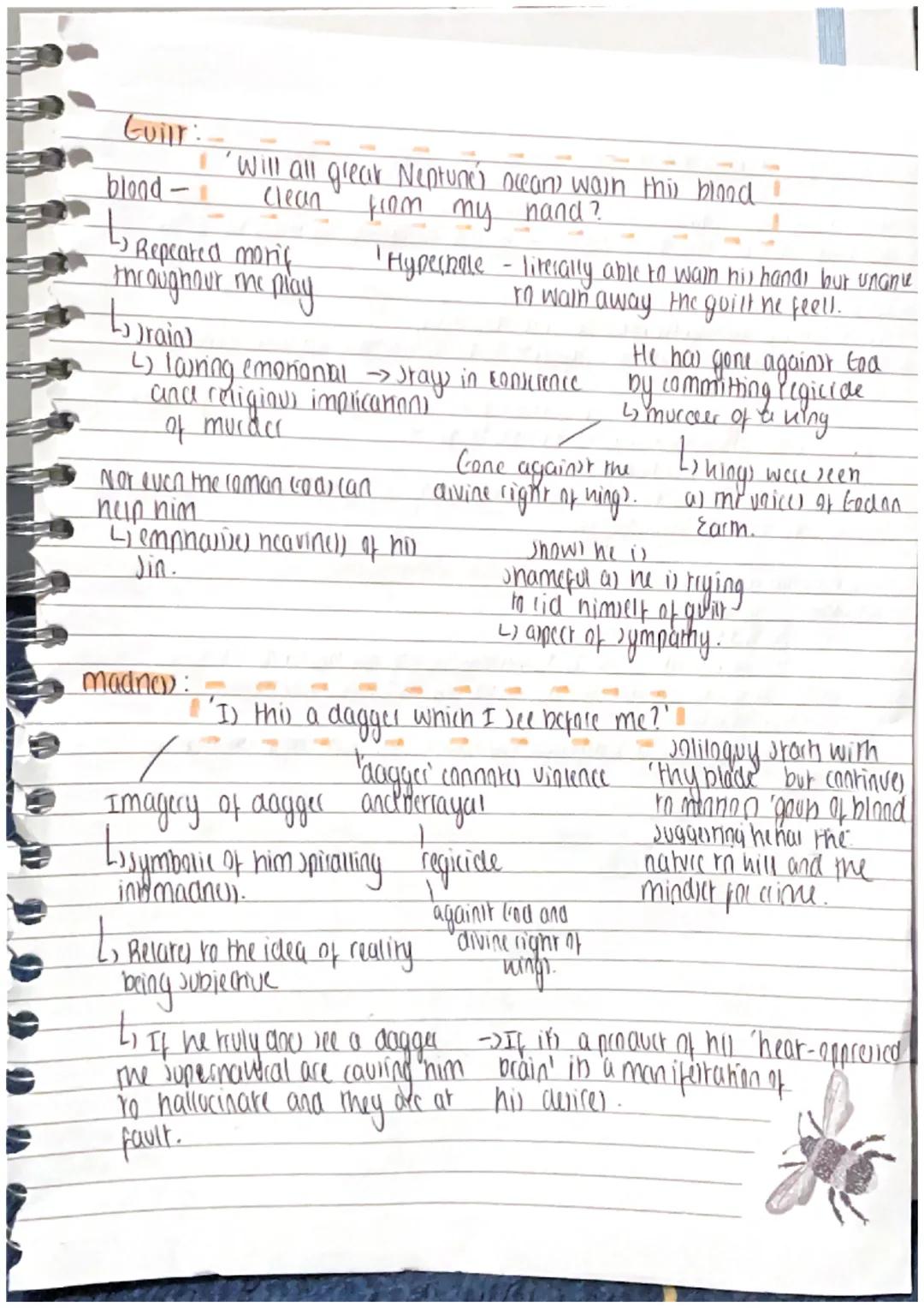 # ัะฐััััะฟะตะฟะฐัะฐcter analysis
- macbern-
Guilty conscience
โข Paranoid - always thinus someone or somerning is going ro
carch him.
โข He was