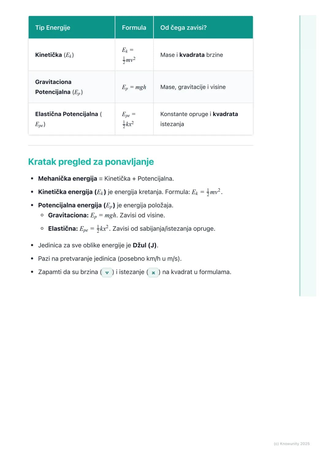 # Mehanička energija –
kinetička i potencijalna
Uvod u mehaničku energiju
Mehanička energija je zbir kinetičke i potencijalne energije tel