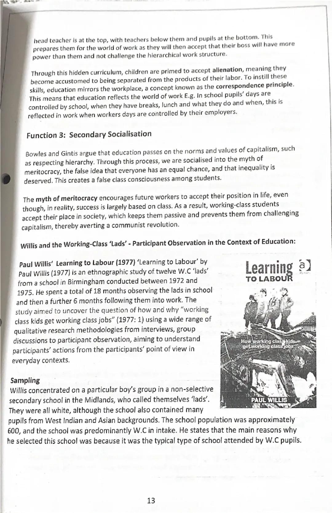 # Introduction to Education &
Functionalism
Learning Intention: What is the role of the education system?
Learning goals
1. To explore and