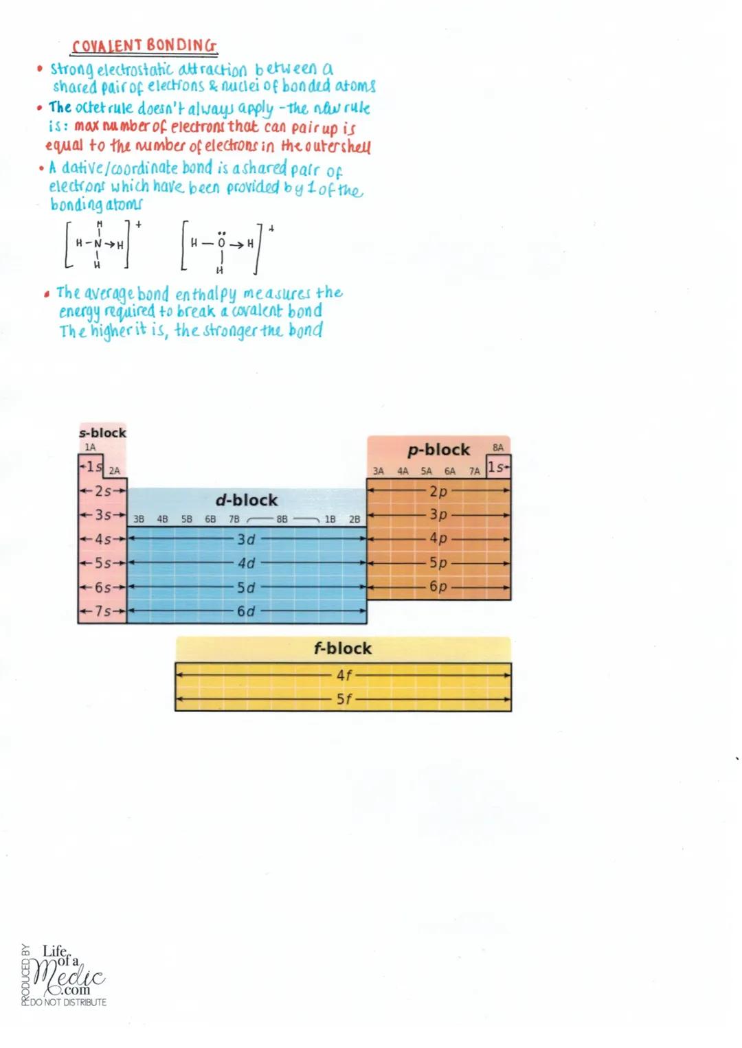 Orbitals can hold up to 2 electrons with opposite spins.
-Principle quantum number 1 (2 electrons)
-Principle quantum number 2 (8 electrons)