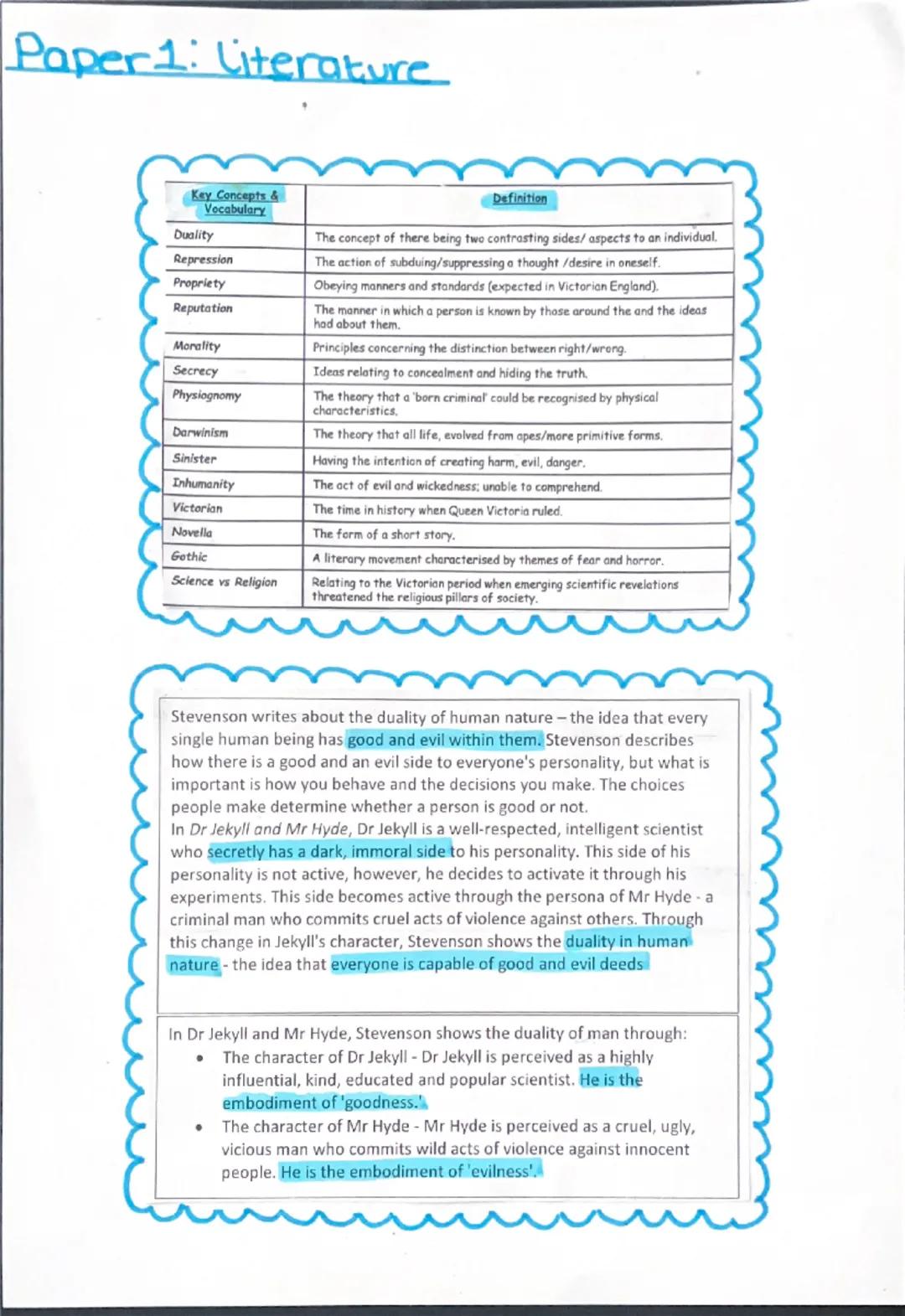 Paper1 Literature
Key Concepts
& Vocabulary
Regicide
Definition
Supernatural
The action of killing a King or Queen
Actions, behaviours or ev