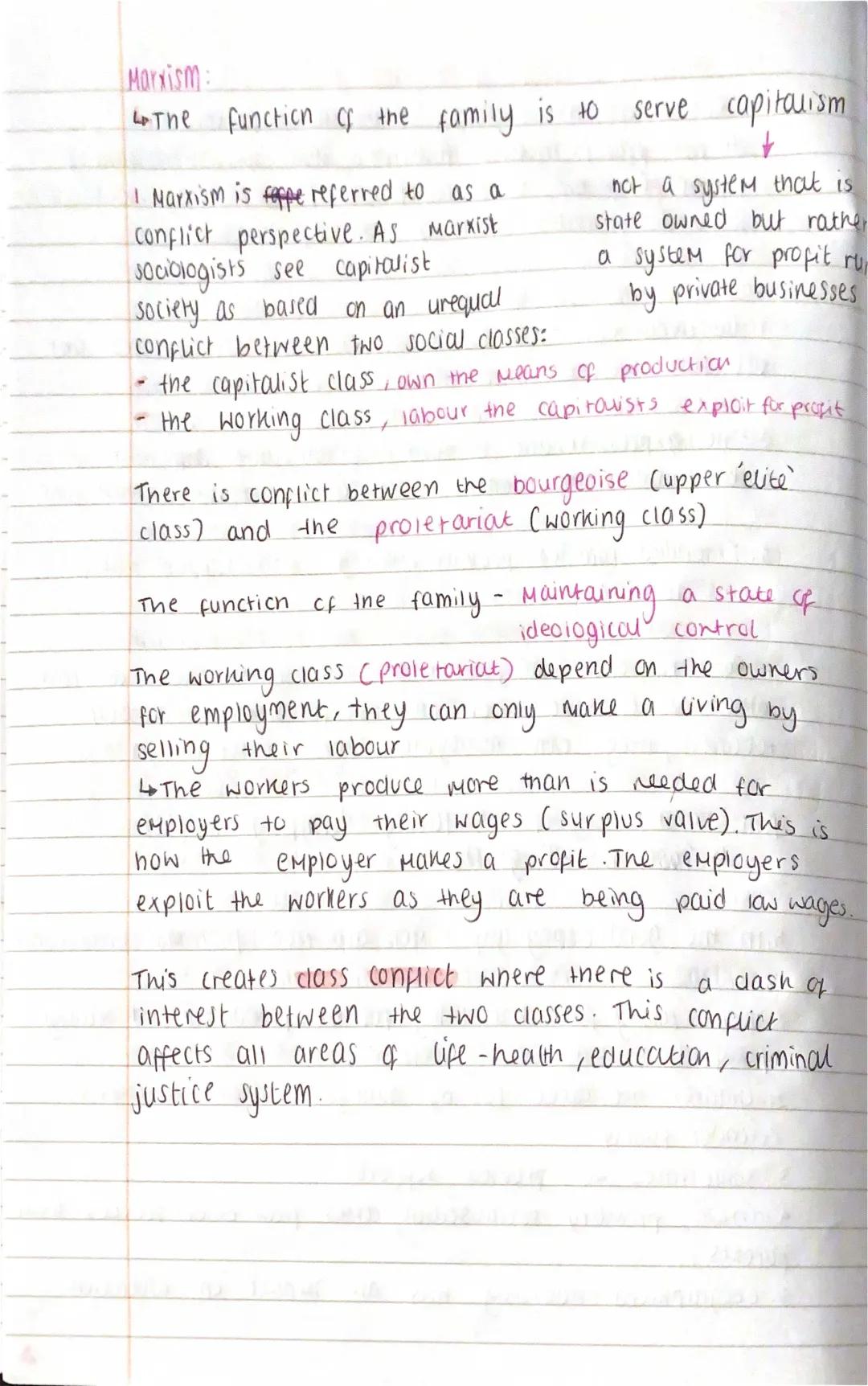 Marxism in the family