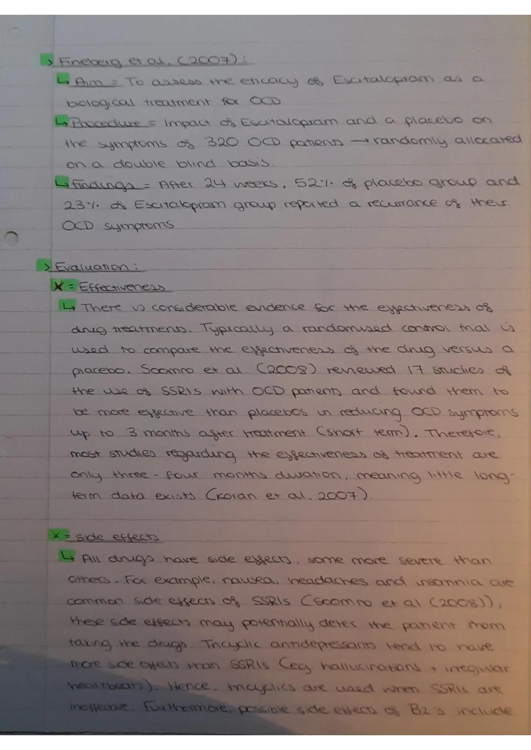 Thursday 17th November 2022 Clinical charactenatics OCD
>Obsessive compulsive dworder:
anxiety disorder which anses from absessions and
co