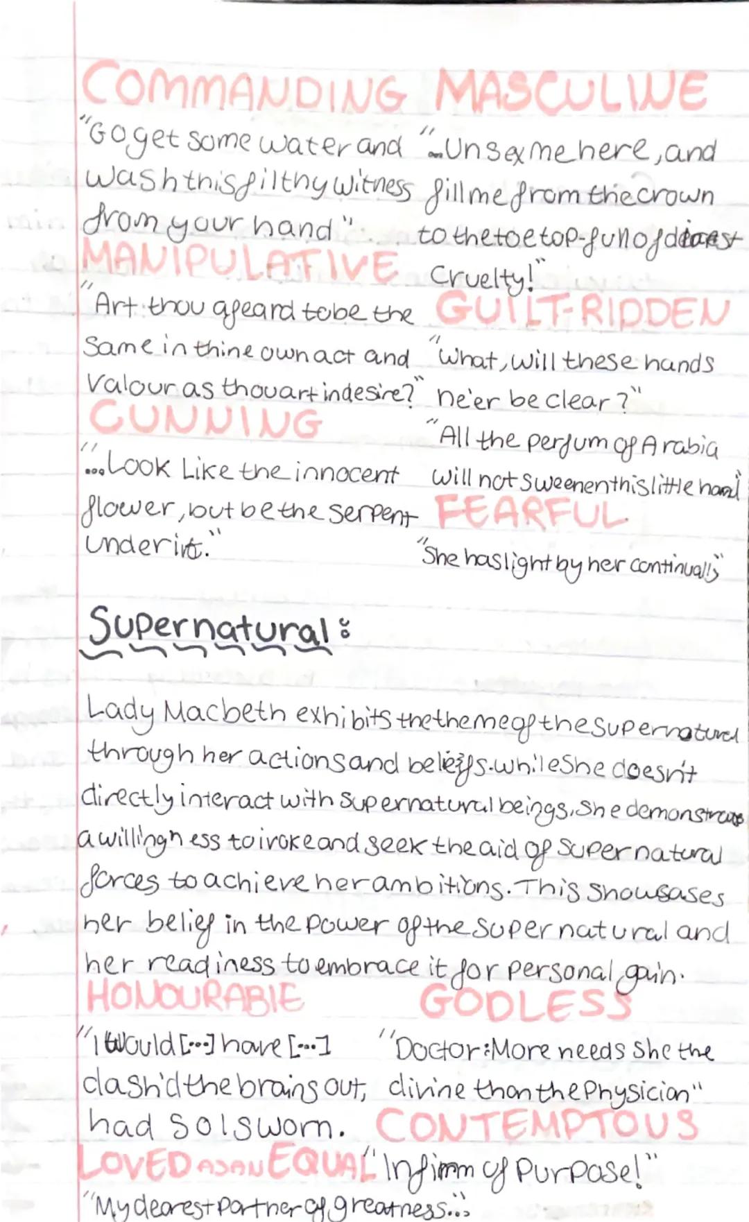 # THE
## Witches
Context: The Witches are **evil, powerful**, and **manipulative**. Stagecraft is an important factor in presenting how **u