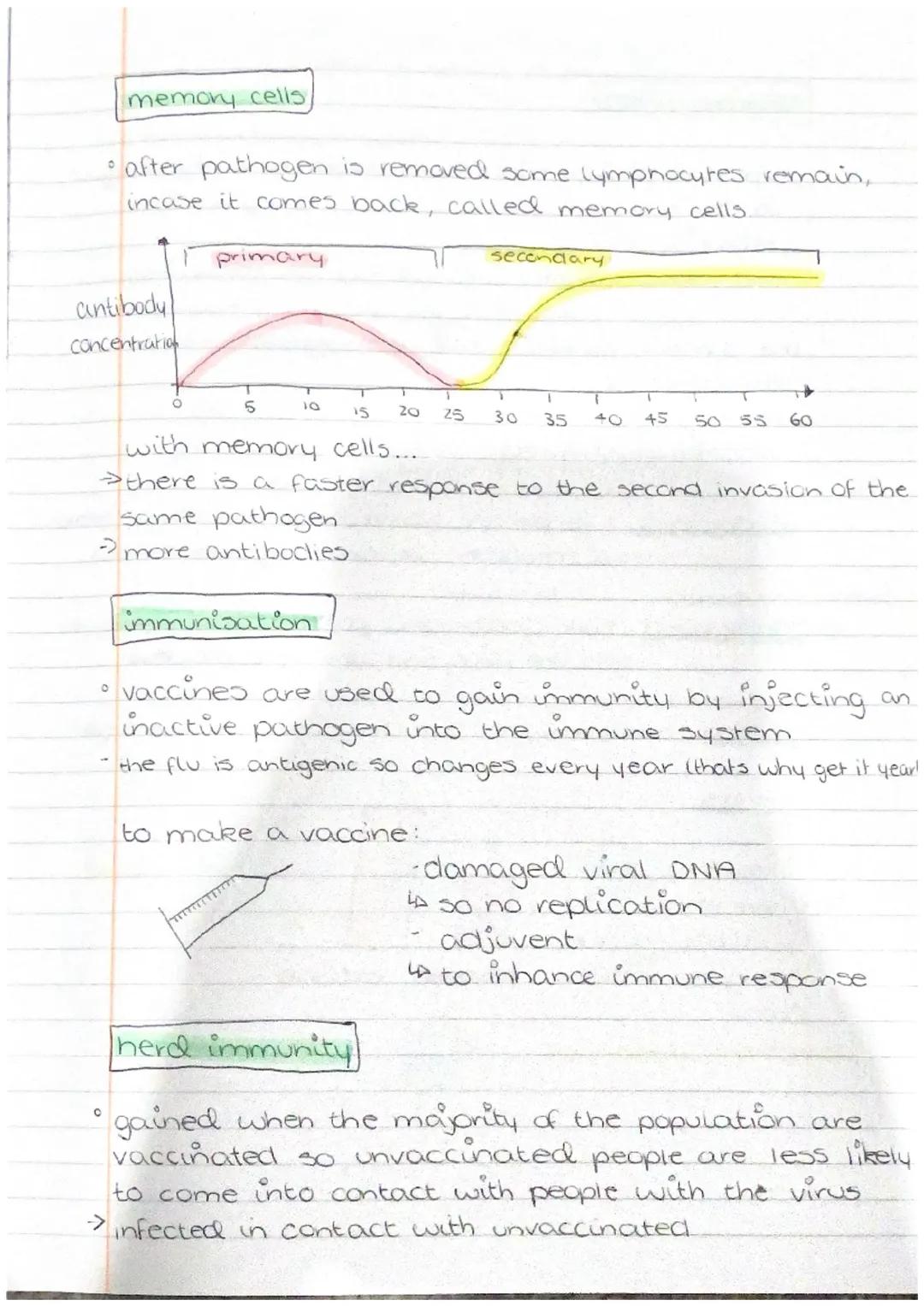 # NEUROBIOLOGY
AND
IMMUNOLOGY defence
non-specific
• the skin acts as a physical barrier with epithelial cells.
Secretions like mucus
k
