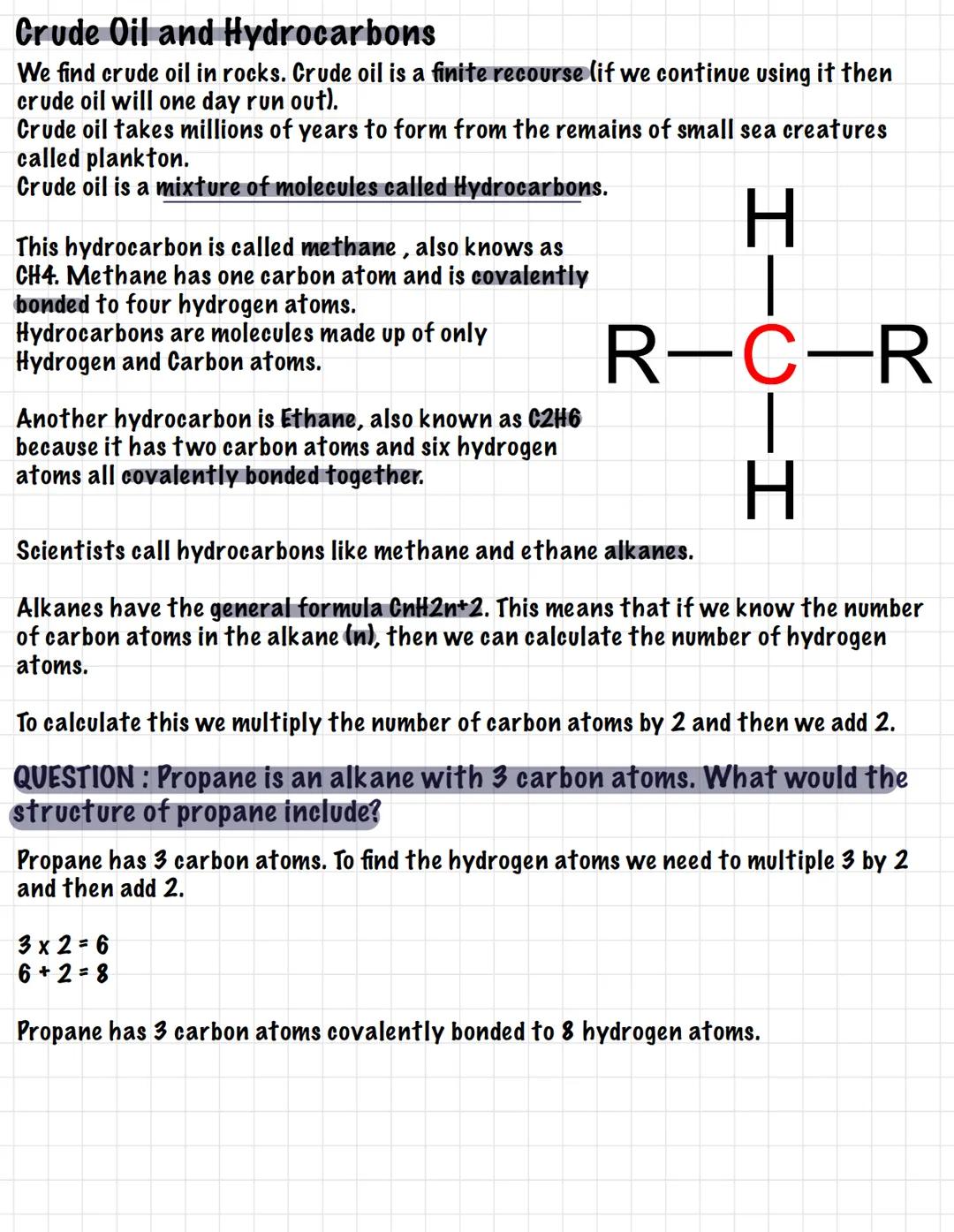 # Crude Oil and Hydrocarbons
We find crude oil in rocks. Crude oil is a finite recourse lif we continue using it then
crude oil will one day
