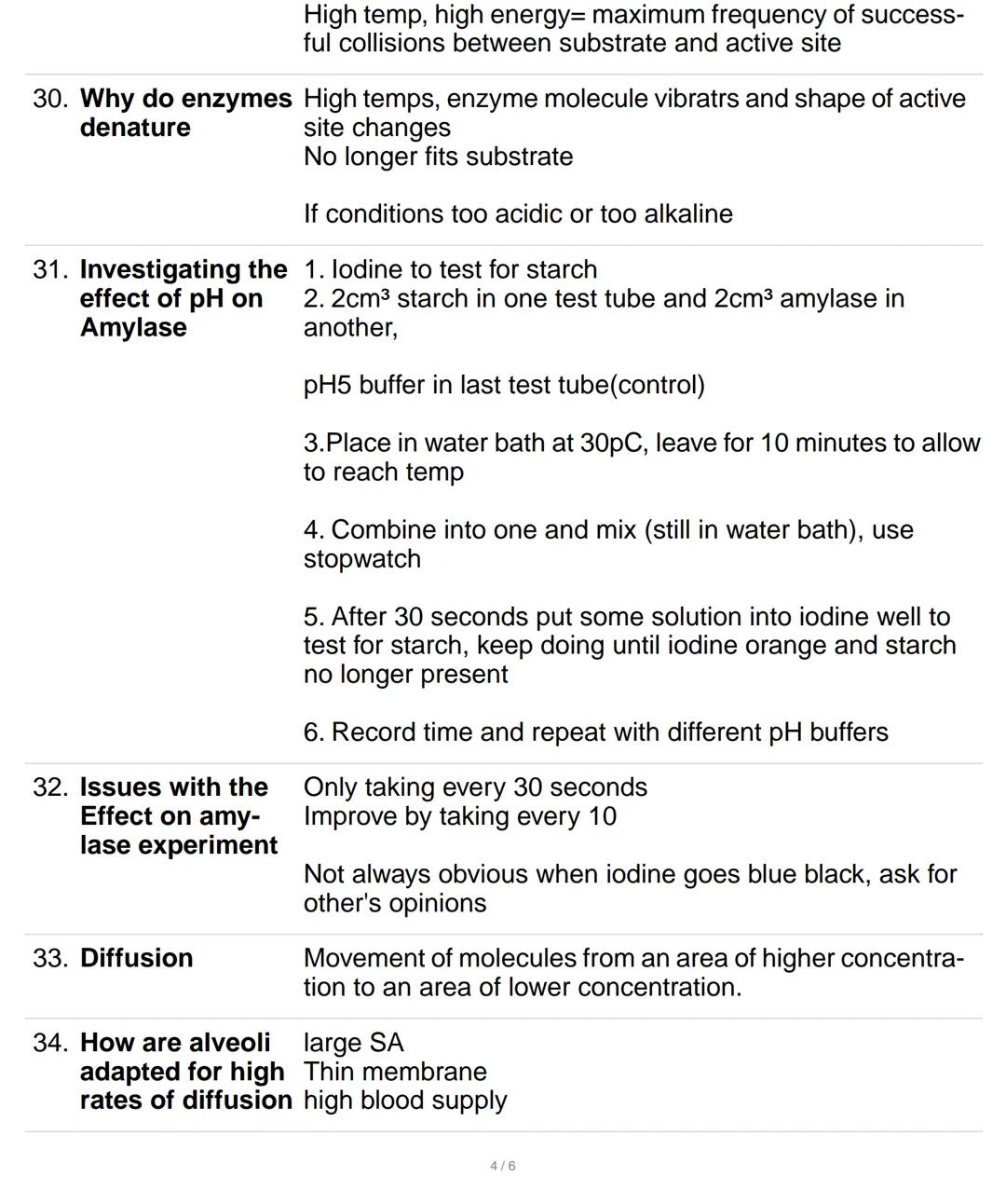 1. Muscle cell adap- contract as they contain protein fibres
tations
many mitochondria for energy to do so
2. Tissue
3. Organ
4. What is dig