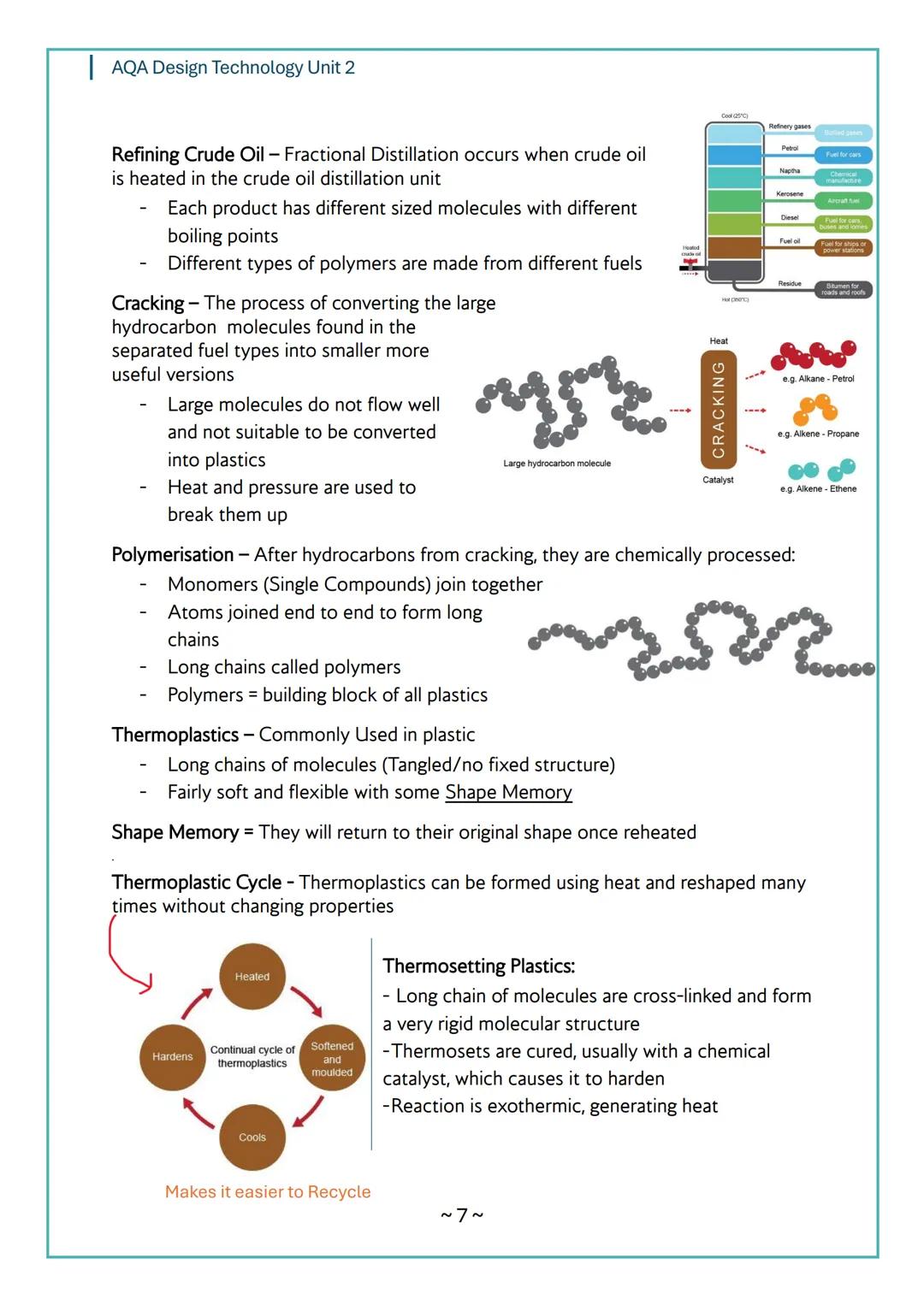 # AQA Design Technology Unit 2
# AQA
Design Technology
# Unit 2
# Content
Notes
~1~ AQA Design Technology Unit 2
Topic 1: Performance Ch