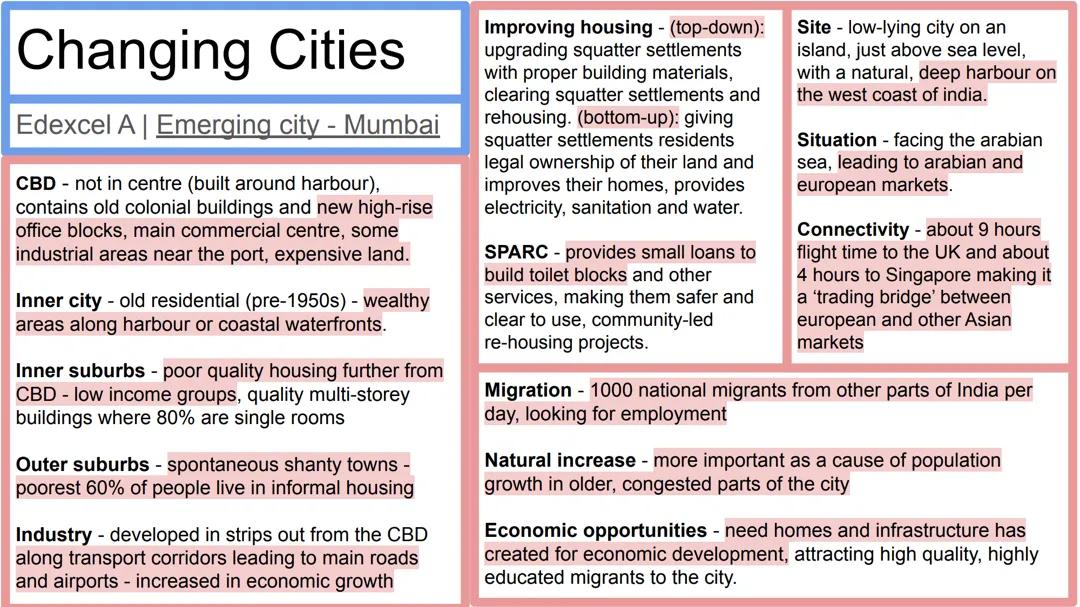 Changing Cities: London and Mumbai