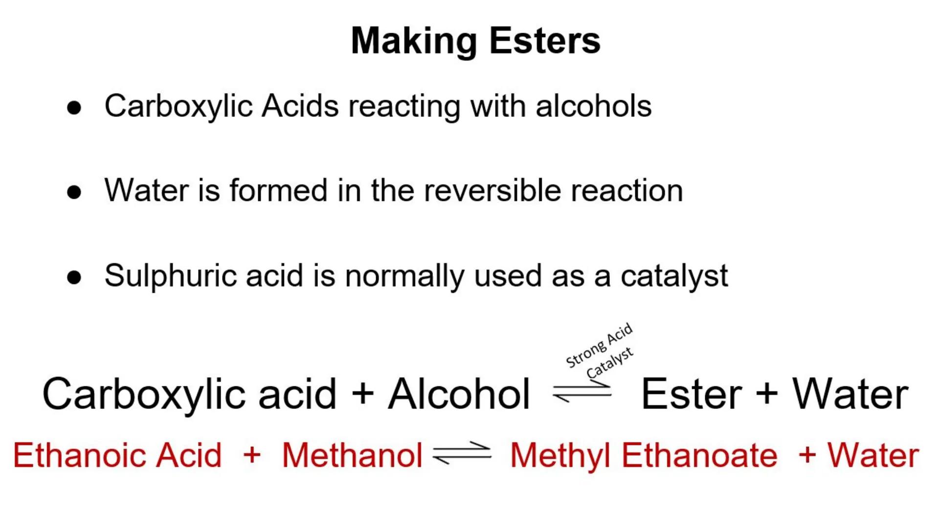 Carboxylic Acids
The properties of carboxylic acids are due to the presence
of the functional group -COOH
O
CO
-
H-C
O-H
Methanoic Acid, HCO