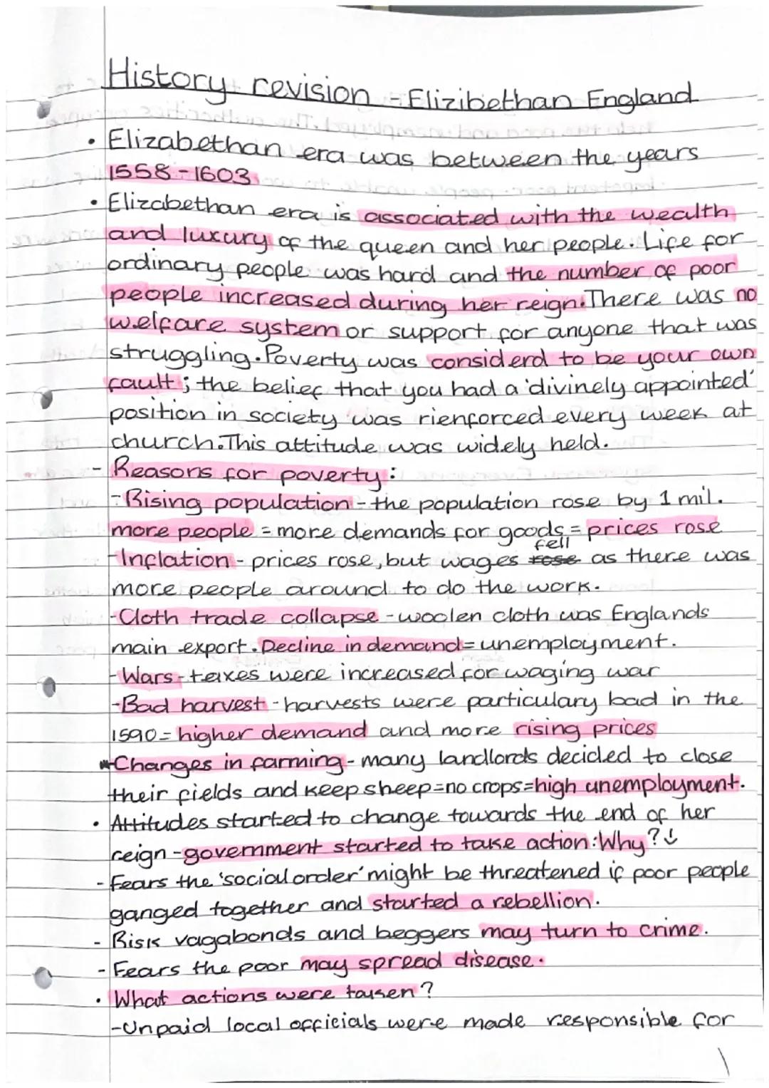 •
●
History revision - Elizibethan England
soithatten wit. Lourdomareston DD
Elizabethan era was between the years.
1558-160300
Elizabethan