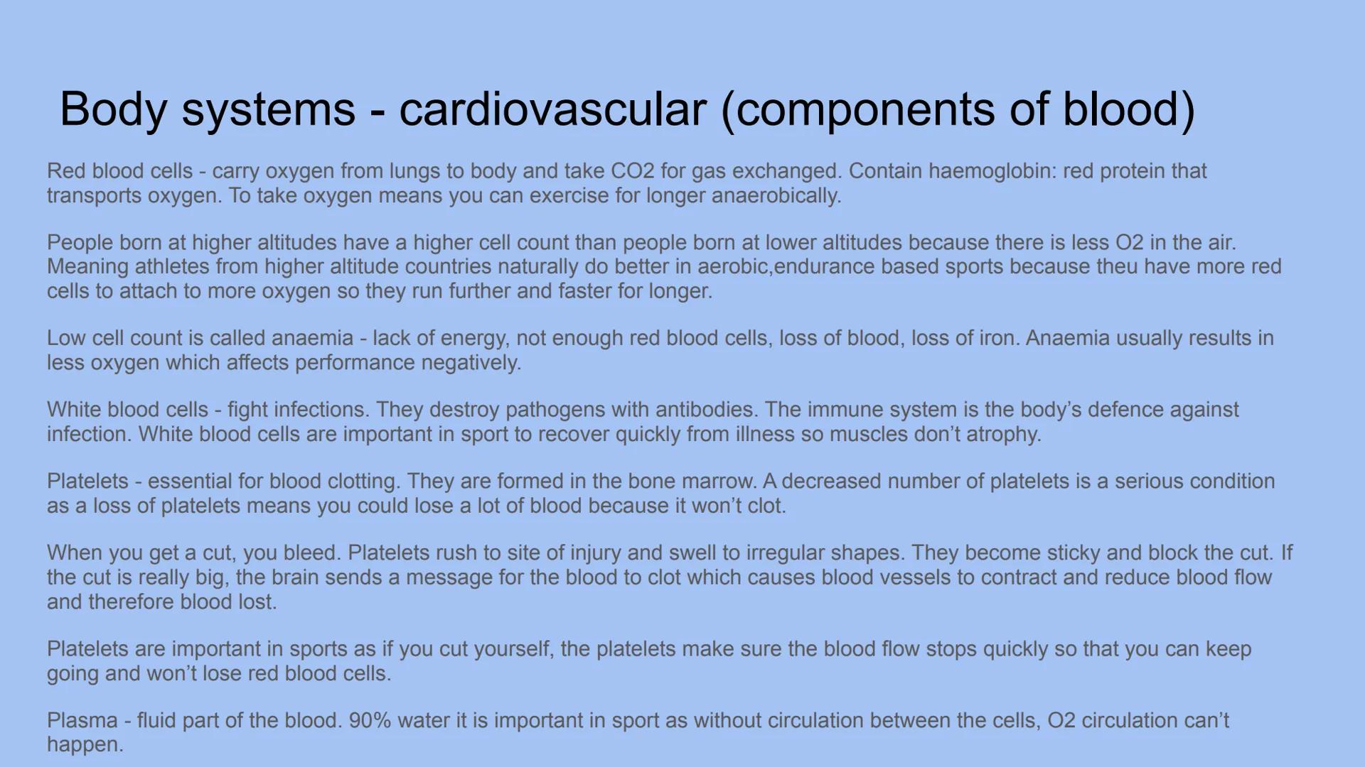 Body Systems- respiratory and
cardiovascular Body systems - respiratory
The respiratory system.
Functions - take oxygen into the body and ta