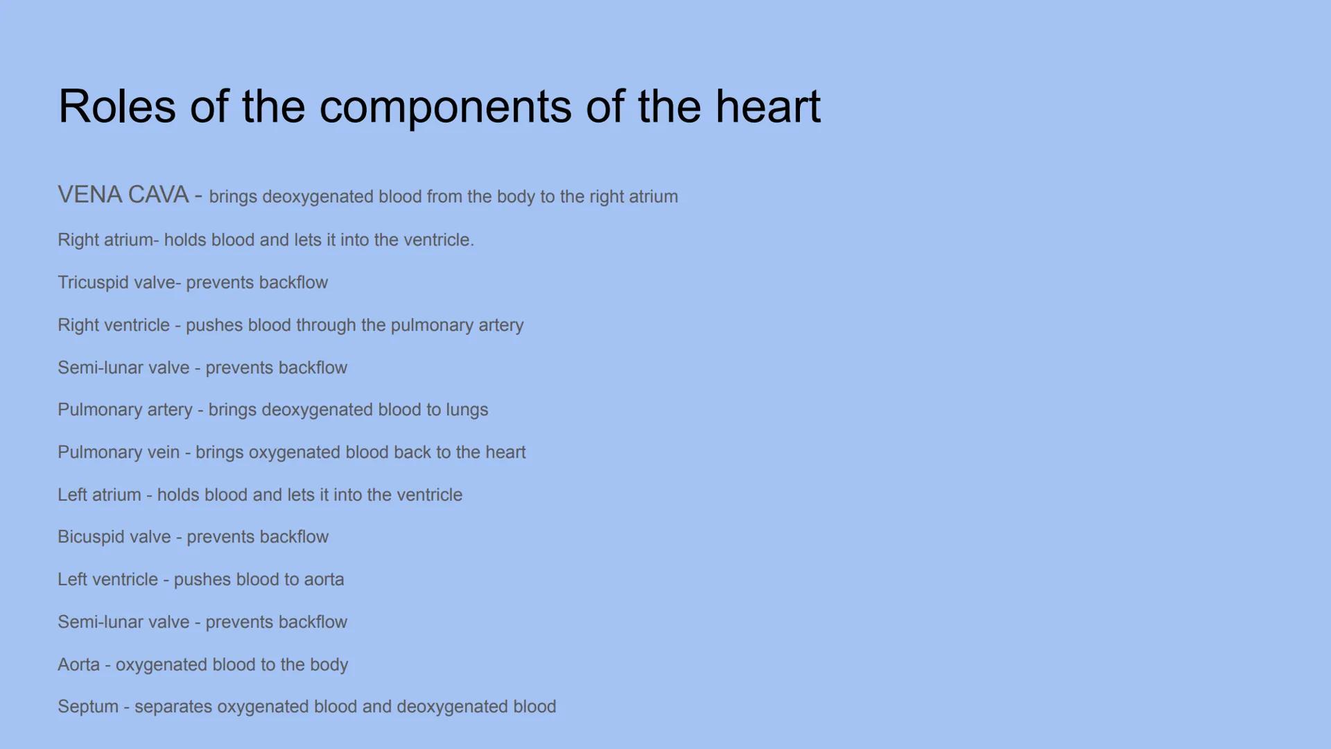 Body Systems- respiratory and
cardiovascular Body systems - respiratory
The respiratory system.
Functions - take oxygen into the body and ta