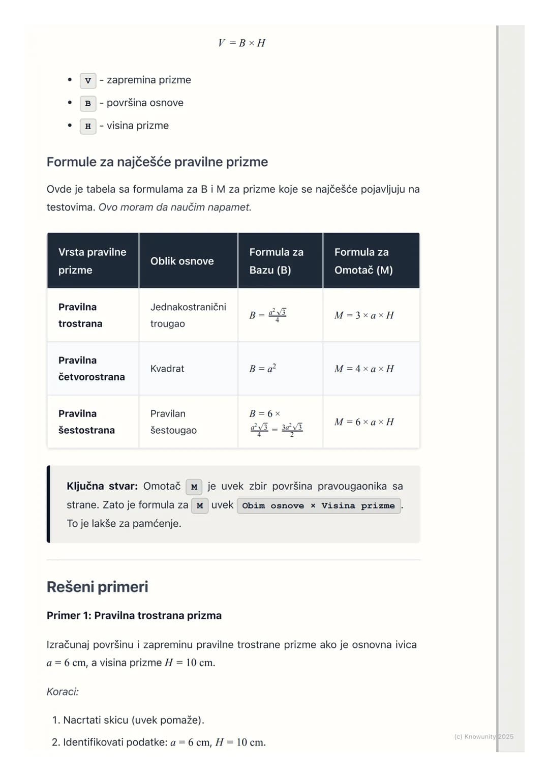 # Prizma
Šta je prizma?
Prizma je geometrijsko telo ograničeno sa dva podudarna i paralelna
mnogougla (to su osnove ili baze) i paralelogr