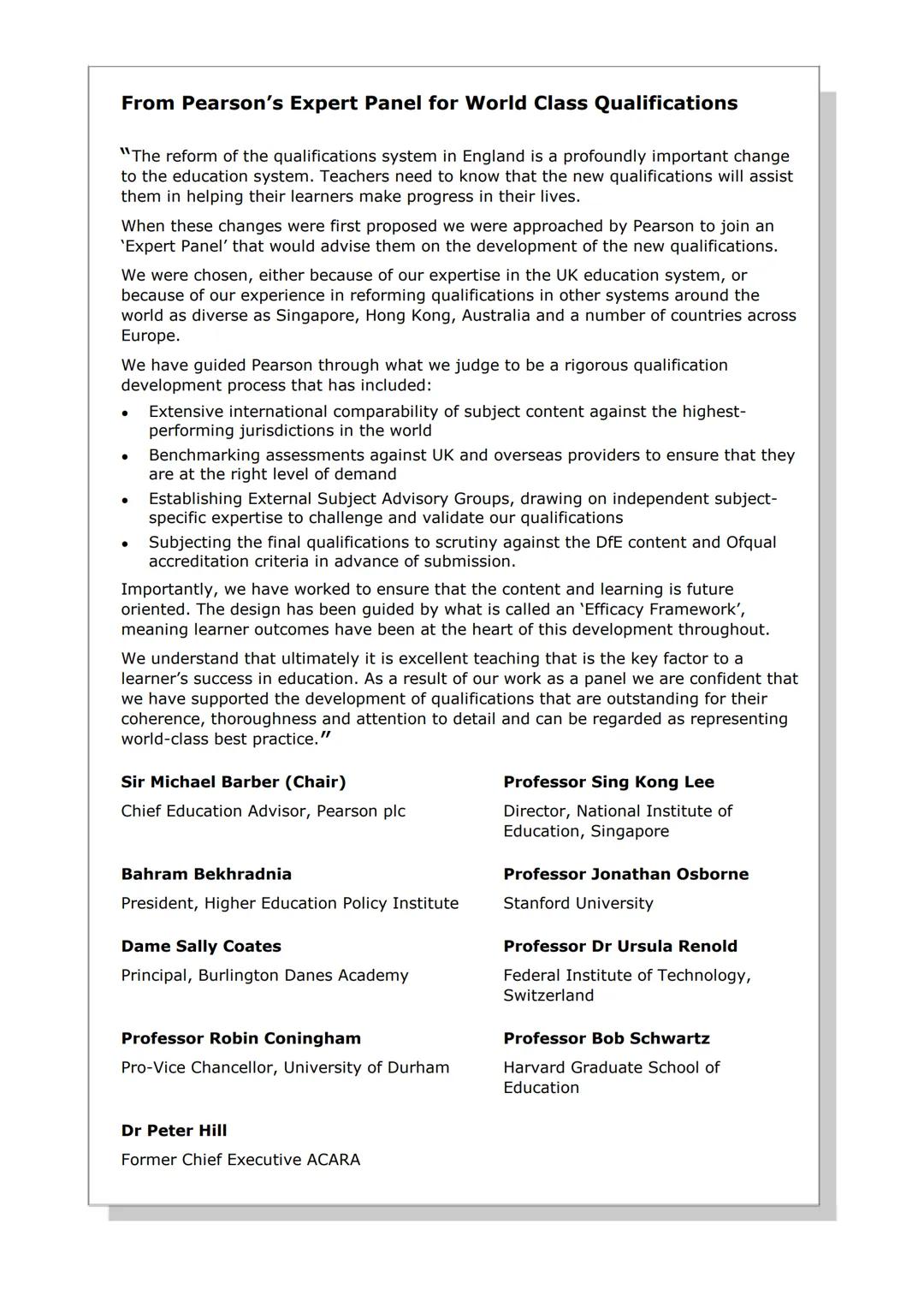 # GCSE (9-1)
Mathematics
edexcel
Specification
Pearson Edexcel Level 1/Level 2 GCSE (9-1) in Mathematics (1MA1)
First teaching from Sept
