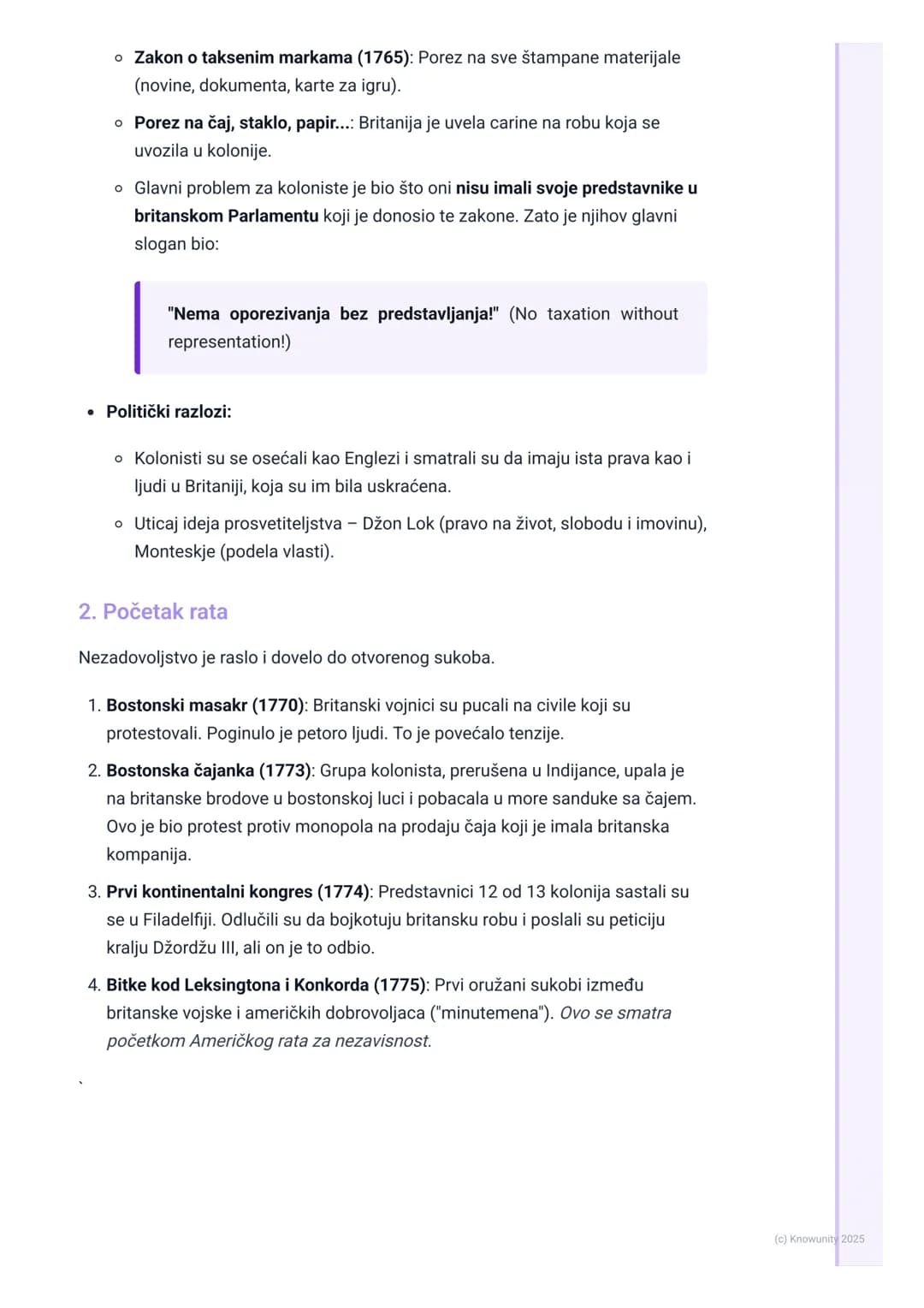 # Američka revolucija i stvaranje
SAD
Američka revolucija i stvaranje SAD
Američka revolucija je bila borba 13 britanskih kolonija u Sever