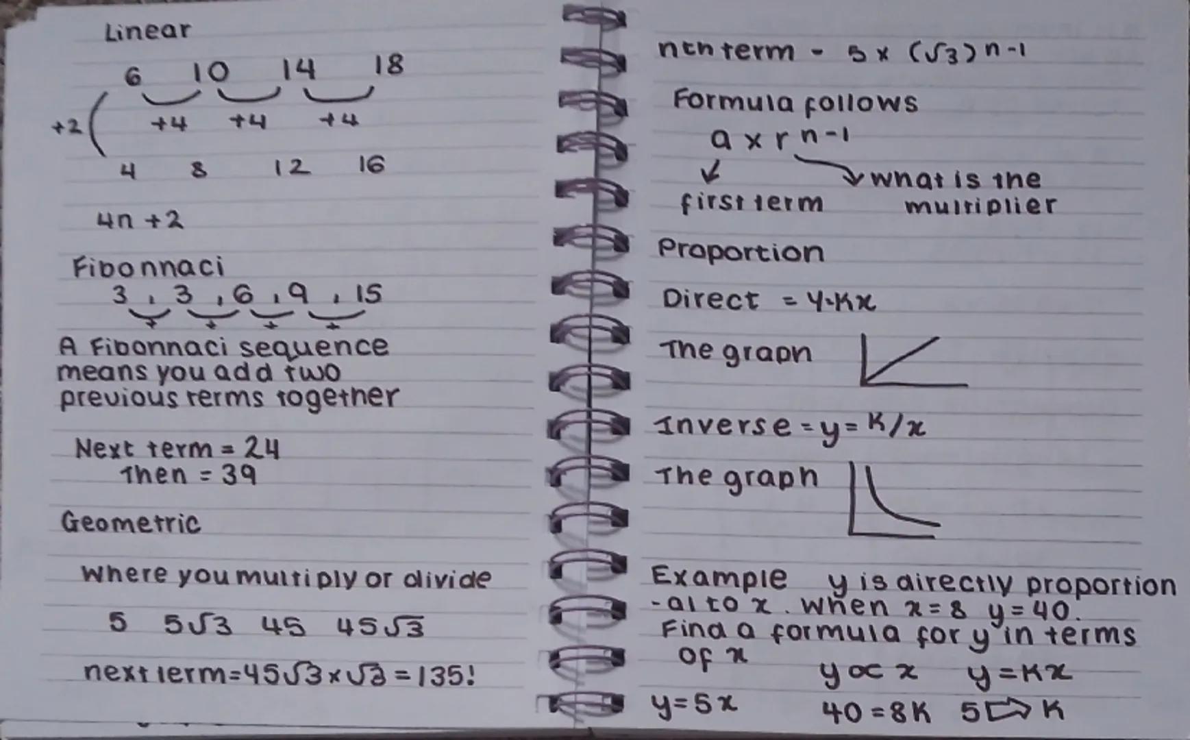 Quadratic graphs
have a line
of symmetry
$x^2$
Exponential graphs
*
Reciprocal graphs
$1/x$
Linear grapns
y=mx+c
Gradient
4 intercept
cubic
