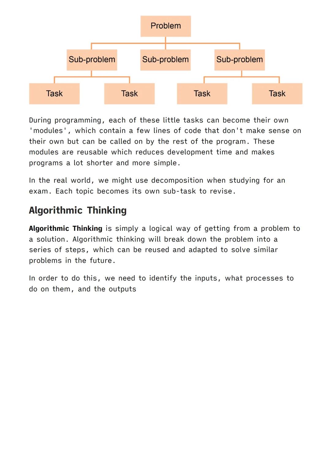 Mult
2.1.1 Computational Thinking
Computing MOC
Principles of Computational Thinking
Computational thinking is the process of finding the be