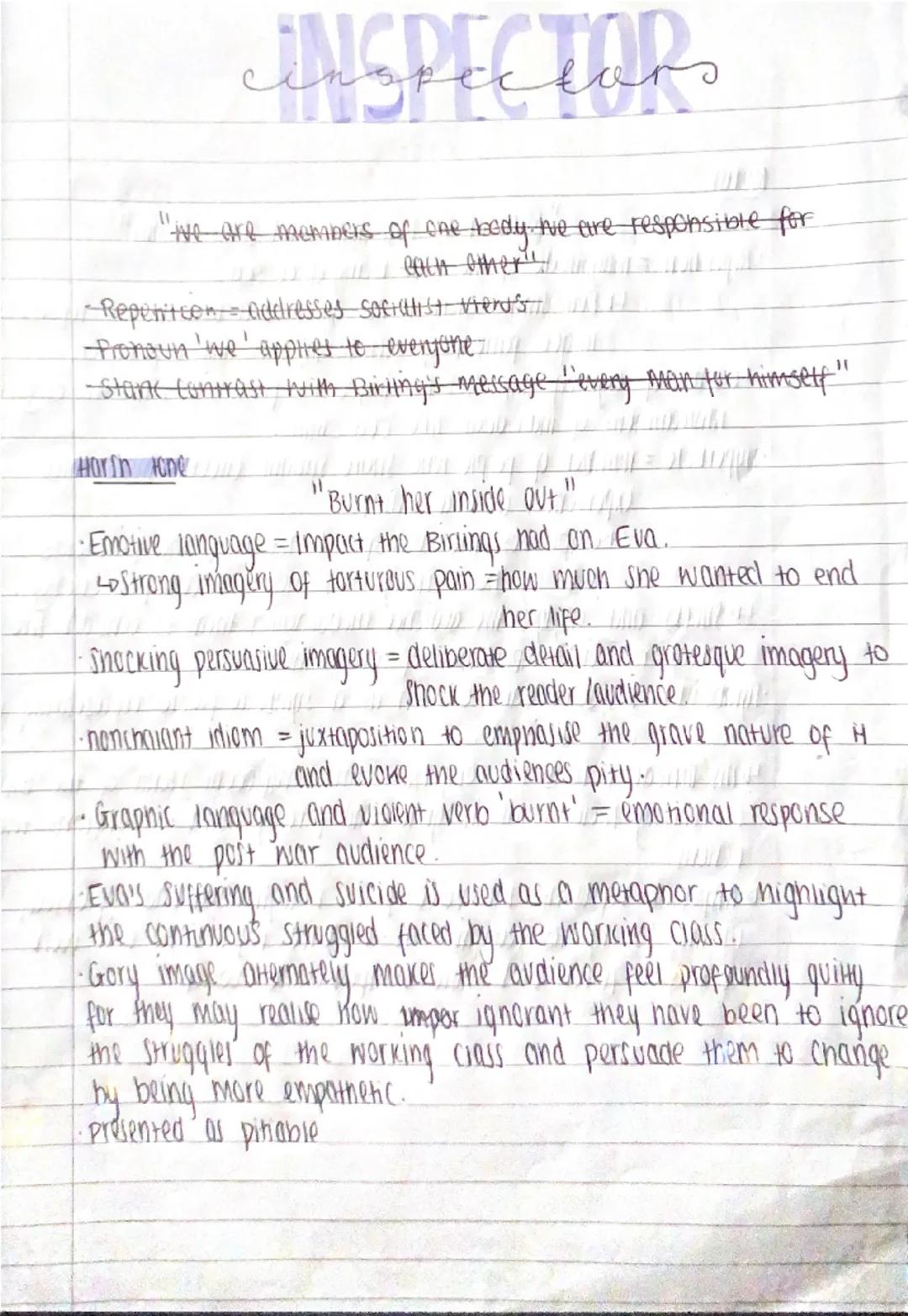 INSPECTOR
"ive are members of one body. We are responsible for
each other"
Repentcon-addresses socialist Men's
1
Pronoun 'we' applies to eve