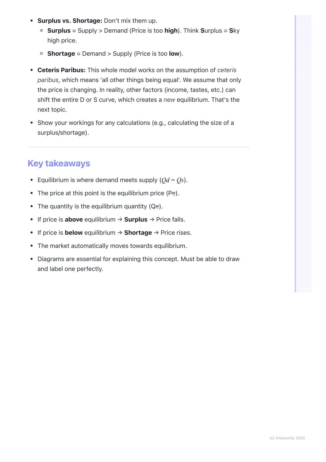 # Market Equilibrium
Understanding market equilibrium
This is a really important concept. It's basically the point where the amount of
a p