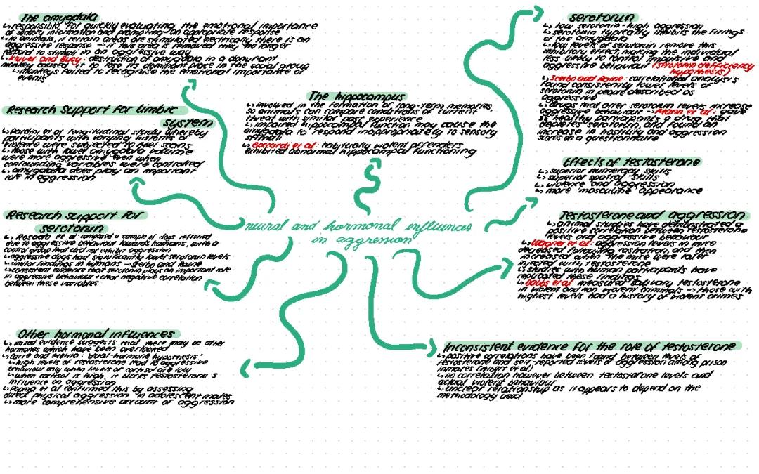 Neural and hormonal influences on aggression