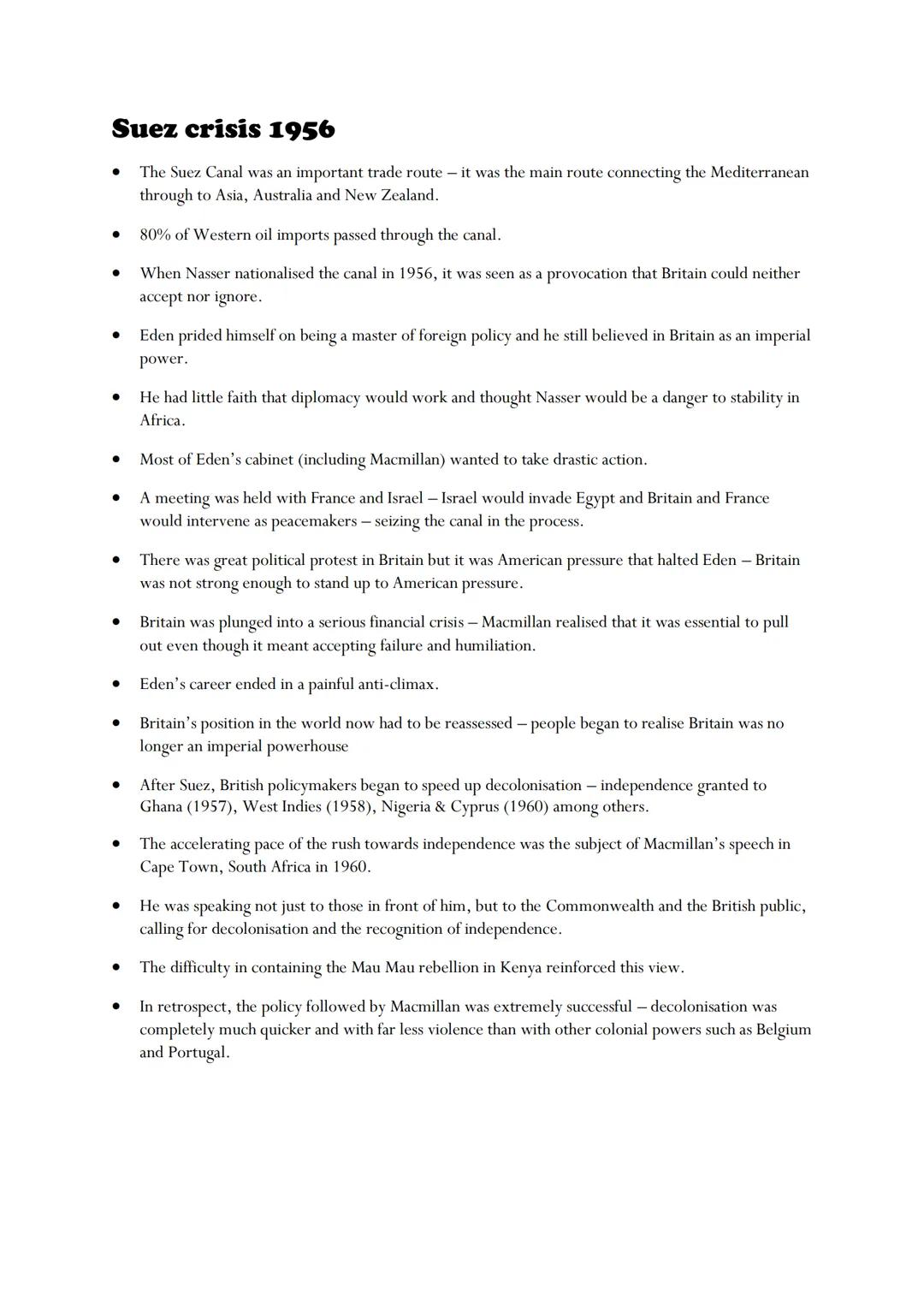 1951-64
EEFTA and attempts to join the EEC
● The Schuman Plan set out the proposals for a Coal and Steel Community promoting rapid economic