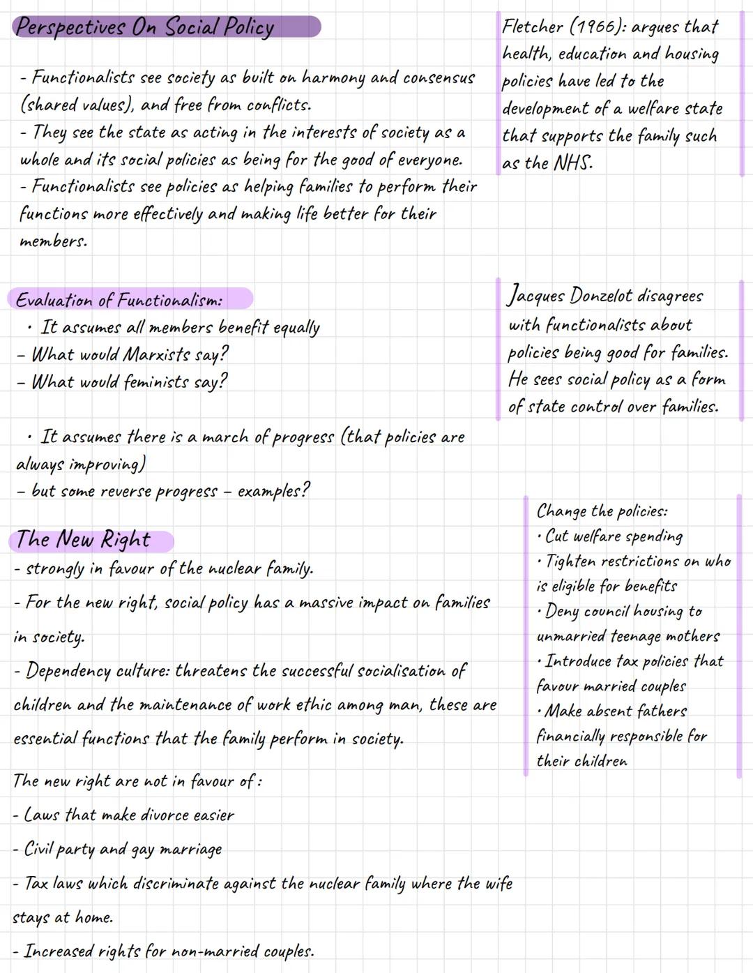 Sociology: Family Policy
The One-Child Policy
The effects of the one-child policy are that:
- This has increased that ageing population mea