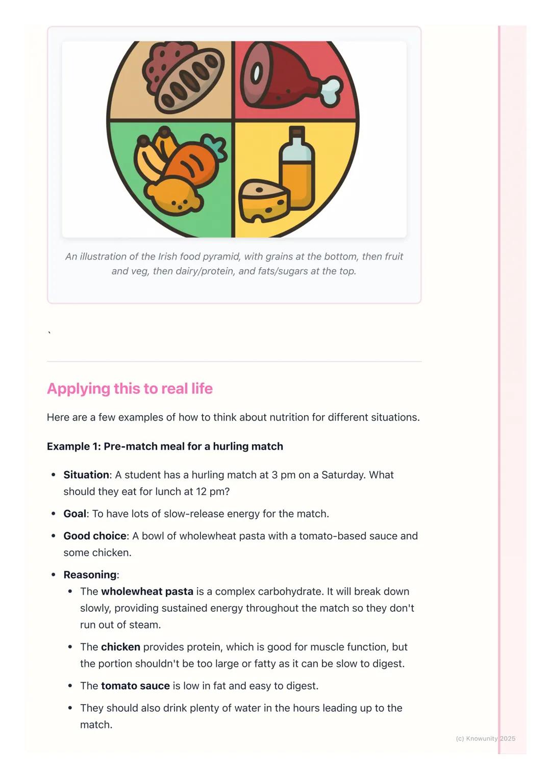 # Introduction to Nutrition for
Health
An introduction to nutrition
Nutrition is the study of food and how our bodies use it for energy, g