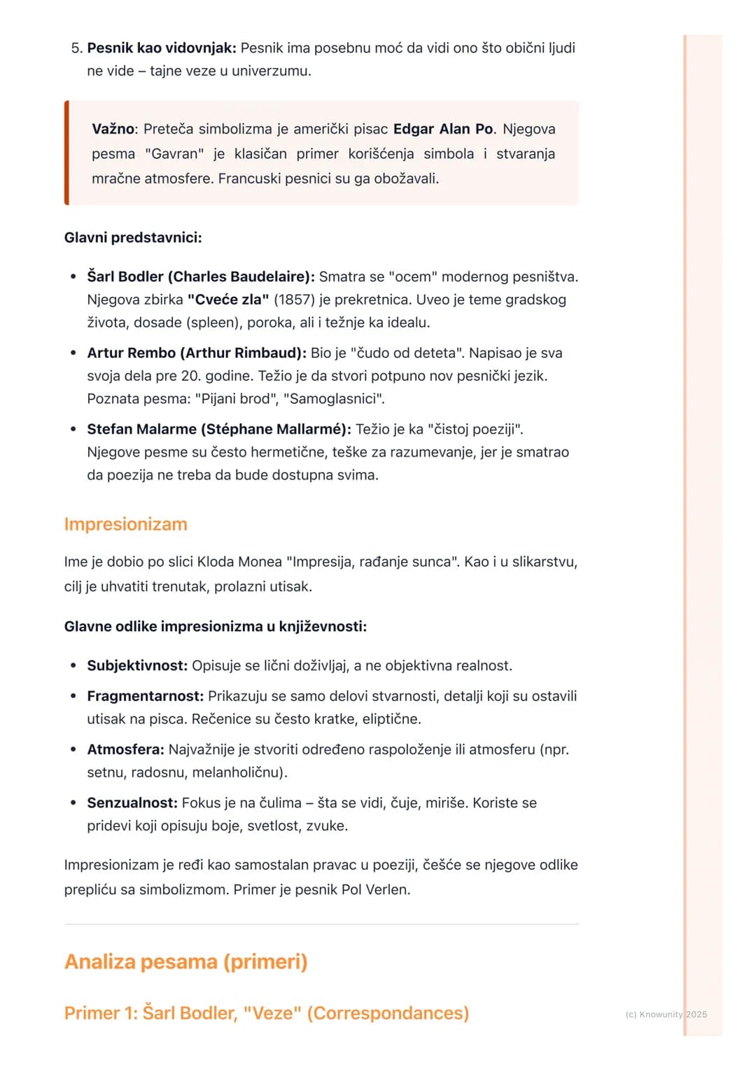 # Moderna u svetskoj
književnosti (Simbolizam i
Impresionizam)
Moderna u svetskoj književnosti: Simbolizam i Impresionizam
Uvod u modernu