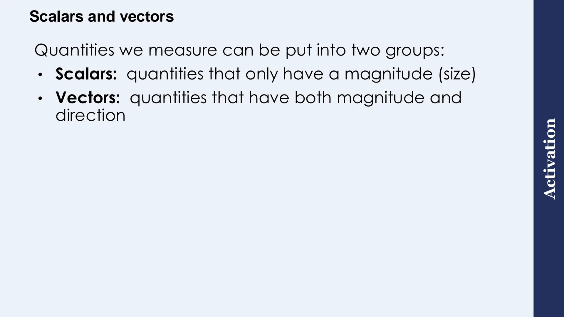 Scalar and Vector Quantities
Sunday, 01 December
2024
LQ: What are the differences between scalar and
vector quantities?
1. What is the netw
