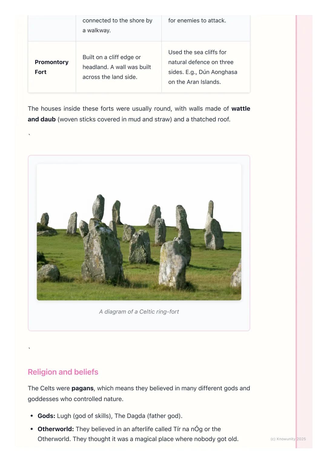 # The Iron Age and the Celts
## An introduction to the Iron Age
The Iron Age in Ireland started around 600 BC. It's called the Iron Age be