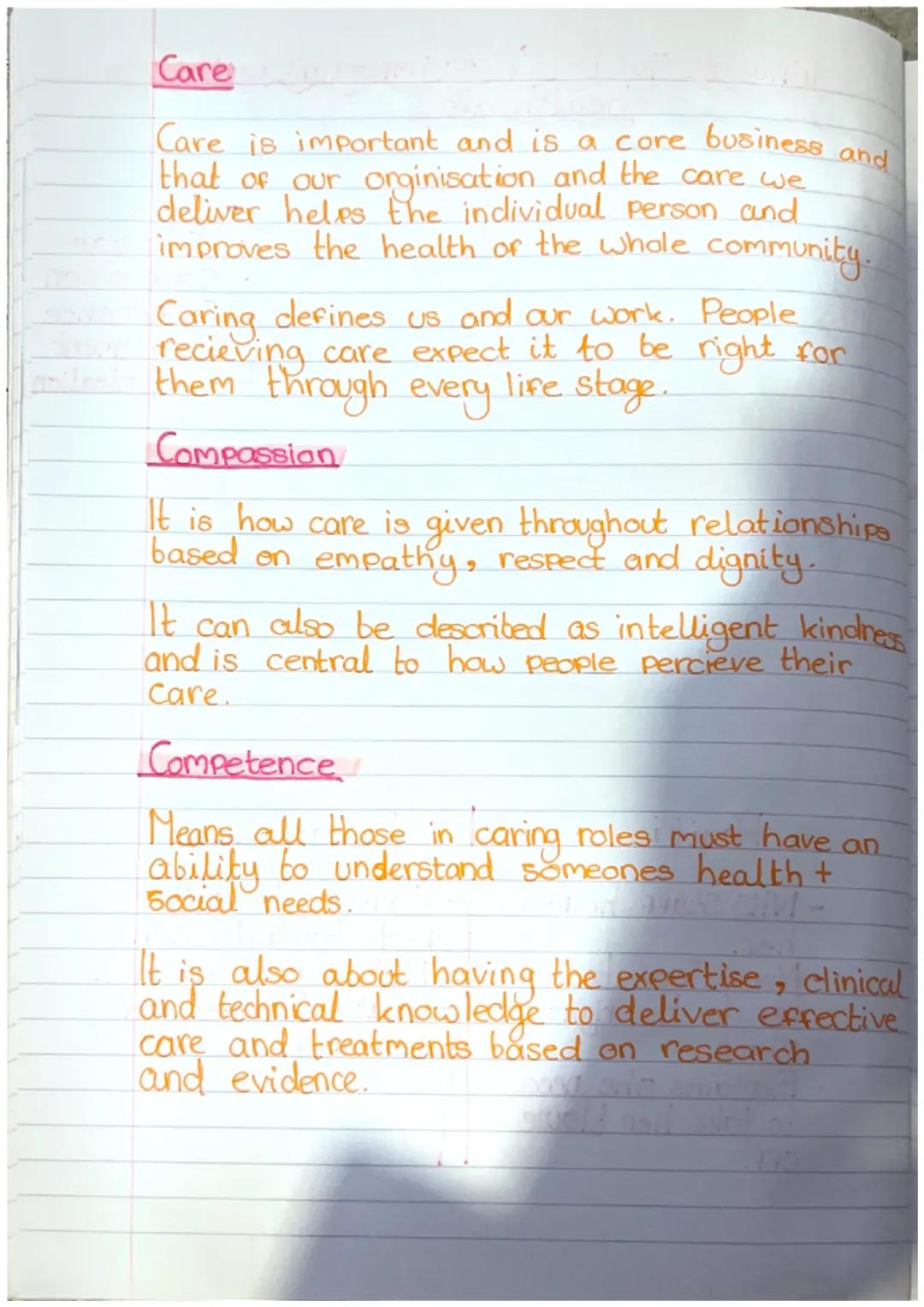 Care
business and
Care is important and is a core
that of our orginisation and the care we
deliver helps the individual person and
improves